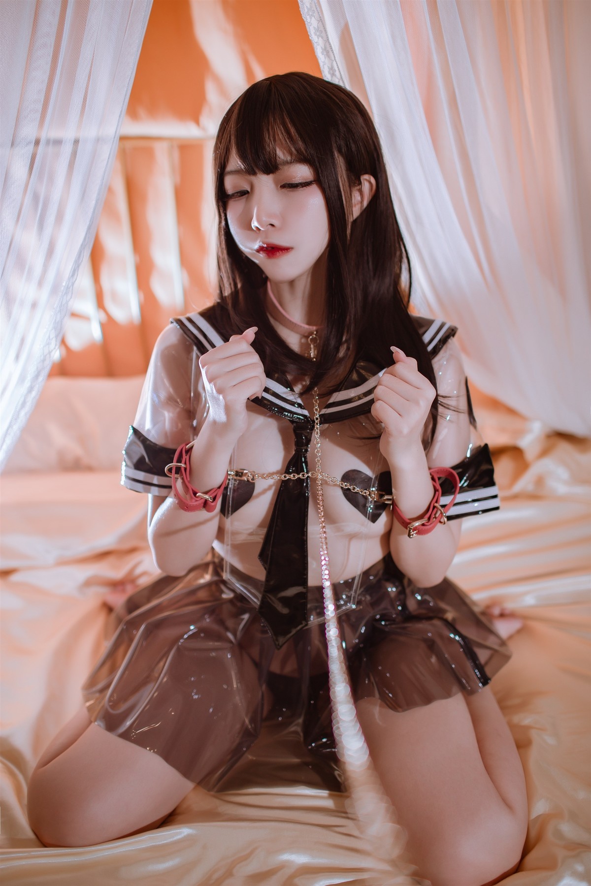 Cosplay 二佐Nisa 透明JK