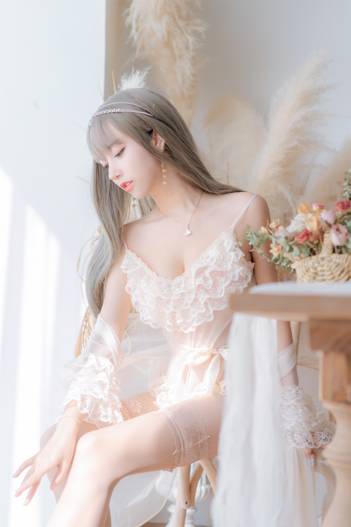 斗鱼米线线sama写真 Cosplay 凡尔赛公主