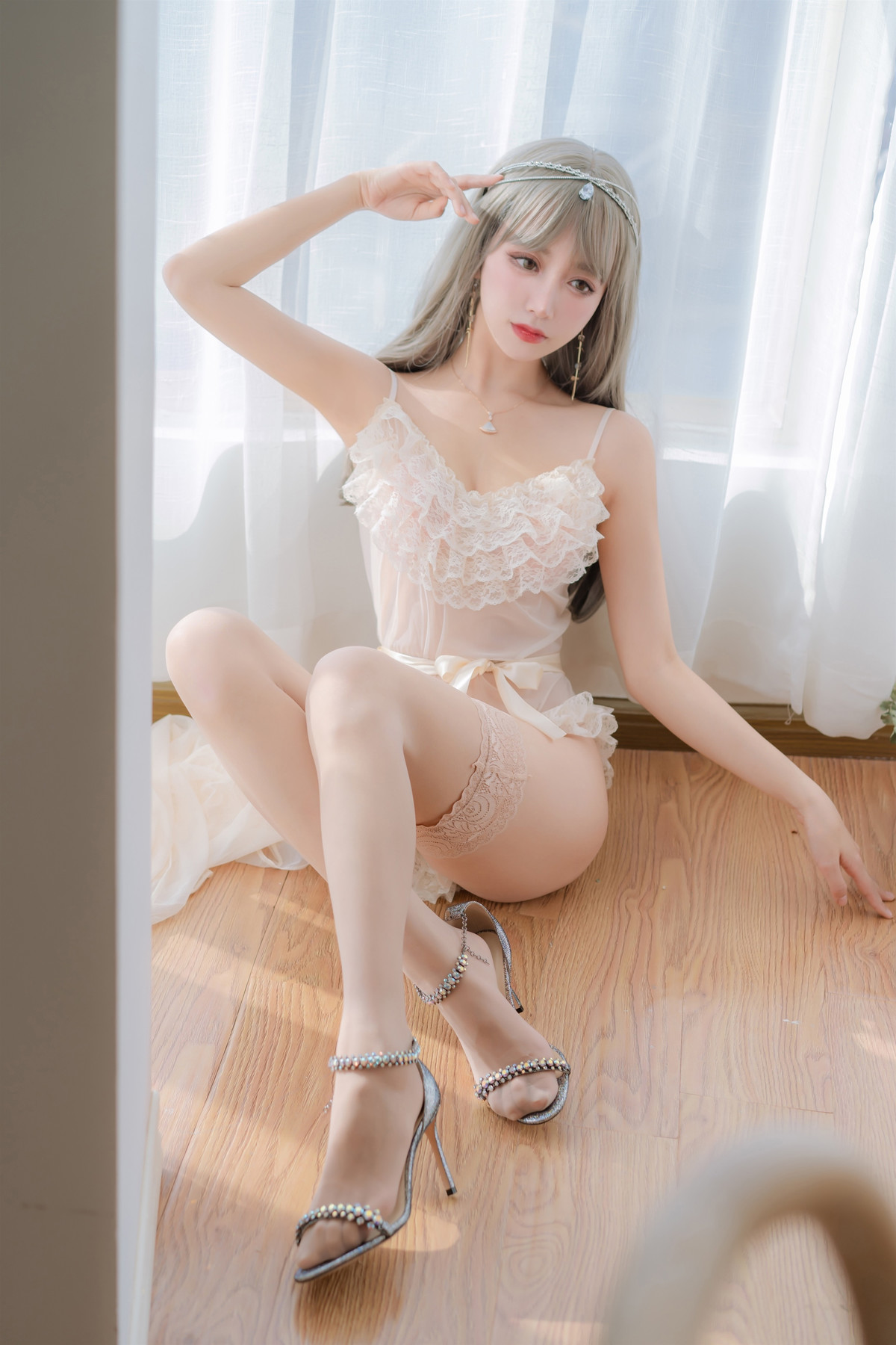 斗鱼米线线sama写真 Cosplay 凡尔赛公主