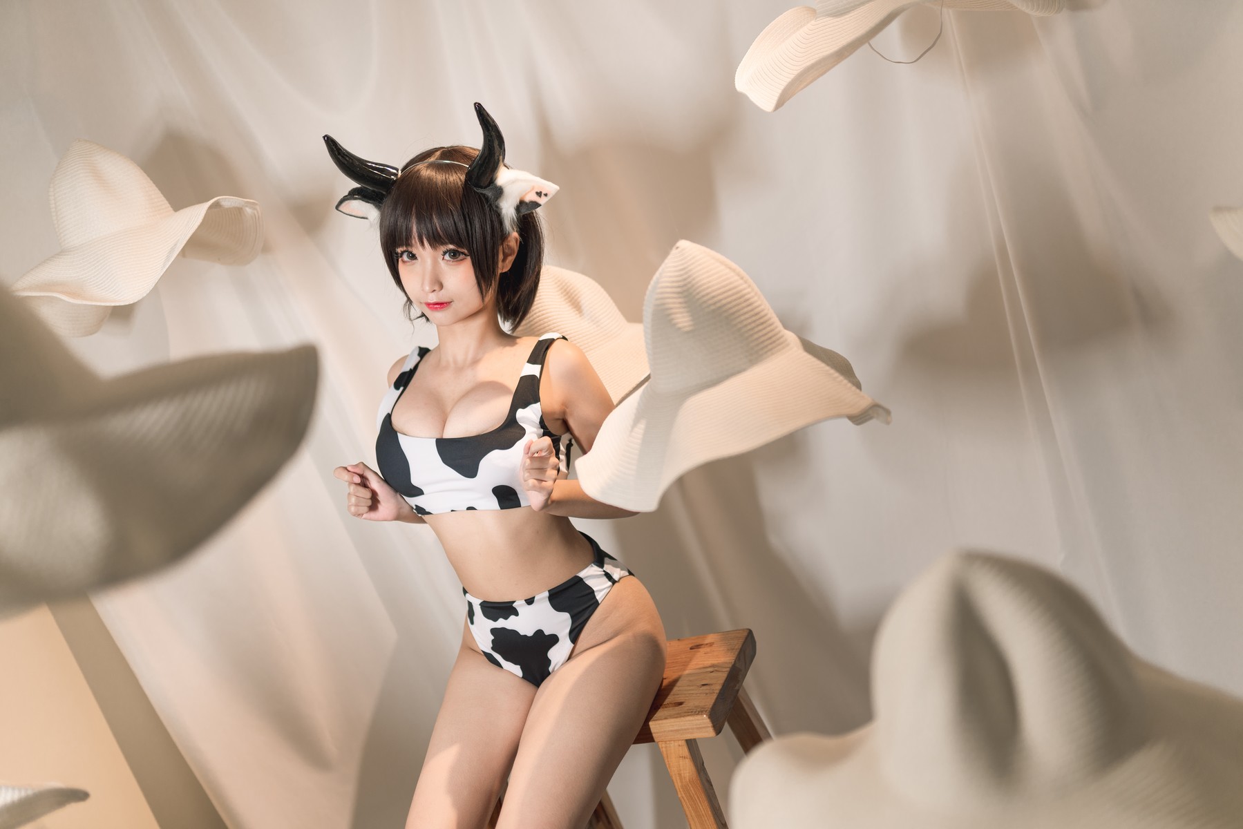 Cosplay 蠢沫沫 Chunmomo 花花牛