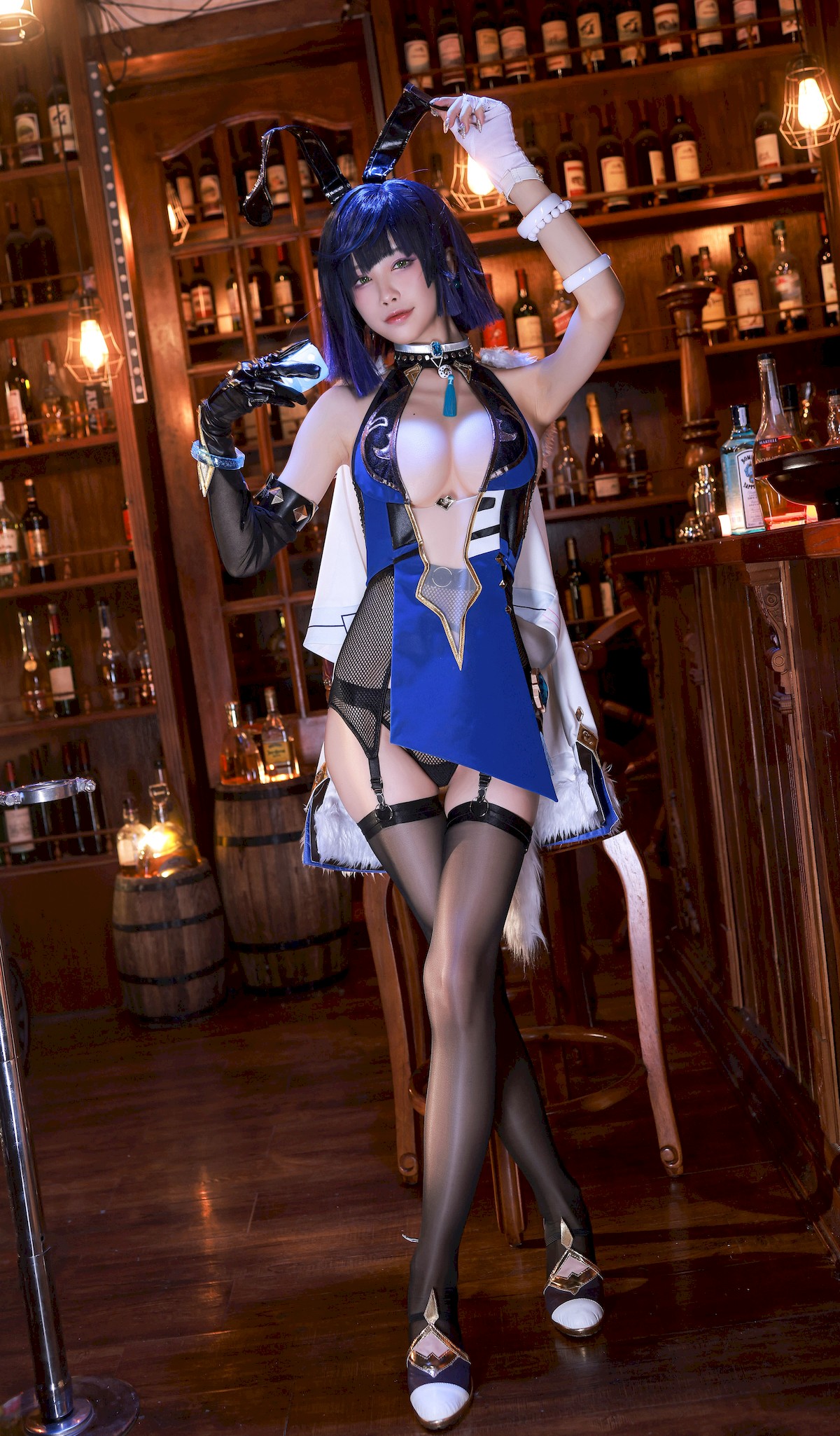 水淼aqua Cosplay 夜兰 Yelan Vol.02