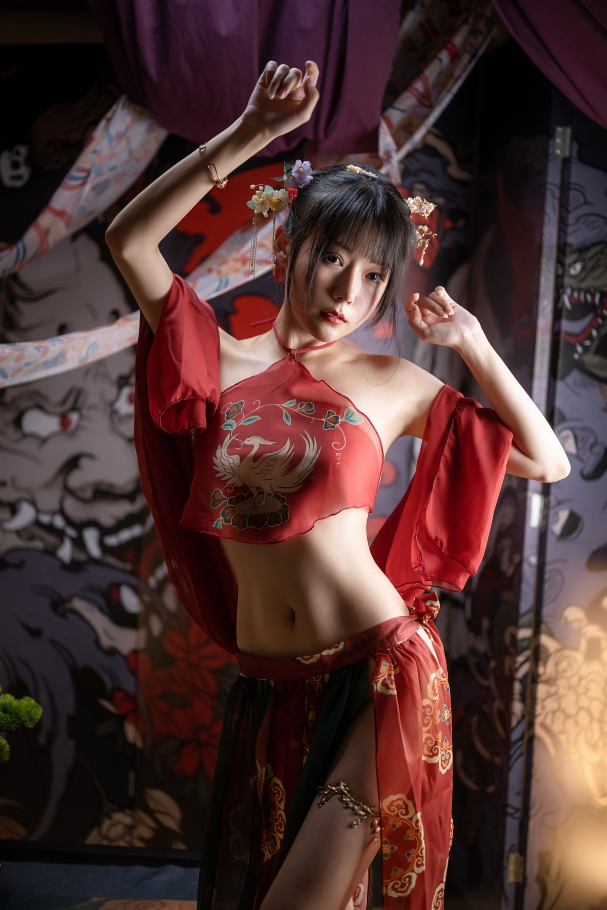 Cosplay 香草喵露露 春节贺图