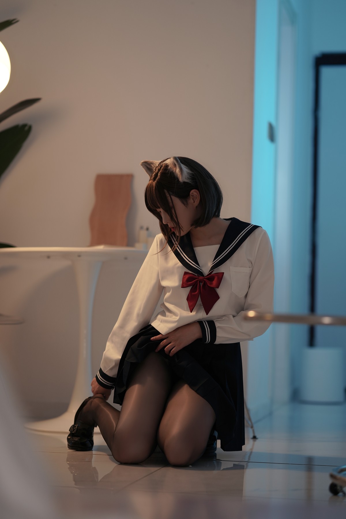 Cosplay Natsuko夏夏子 大尾巴猫