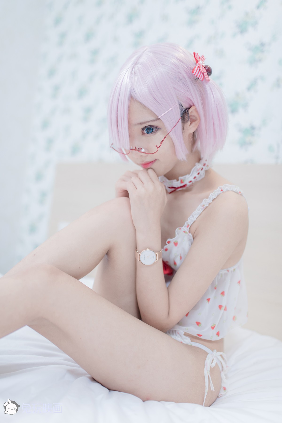 Cosplay 兔玩映画 草莓裙