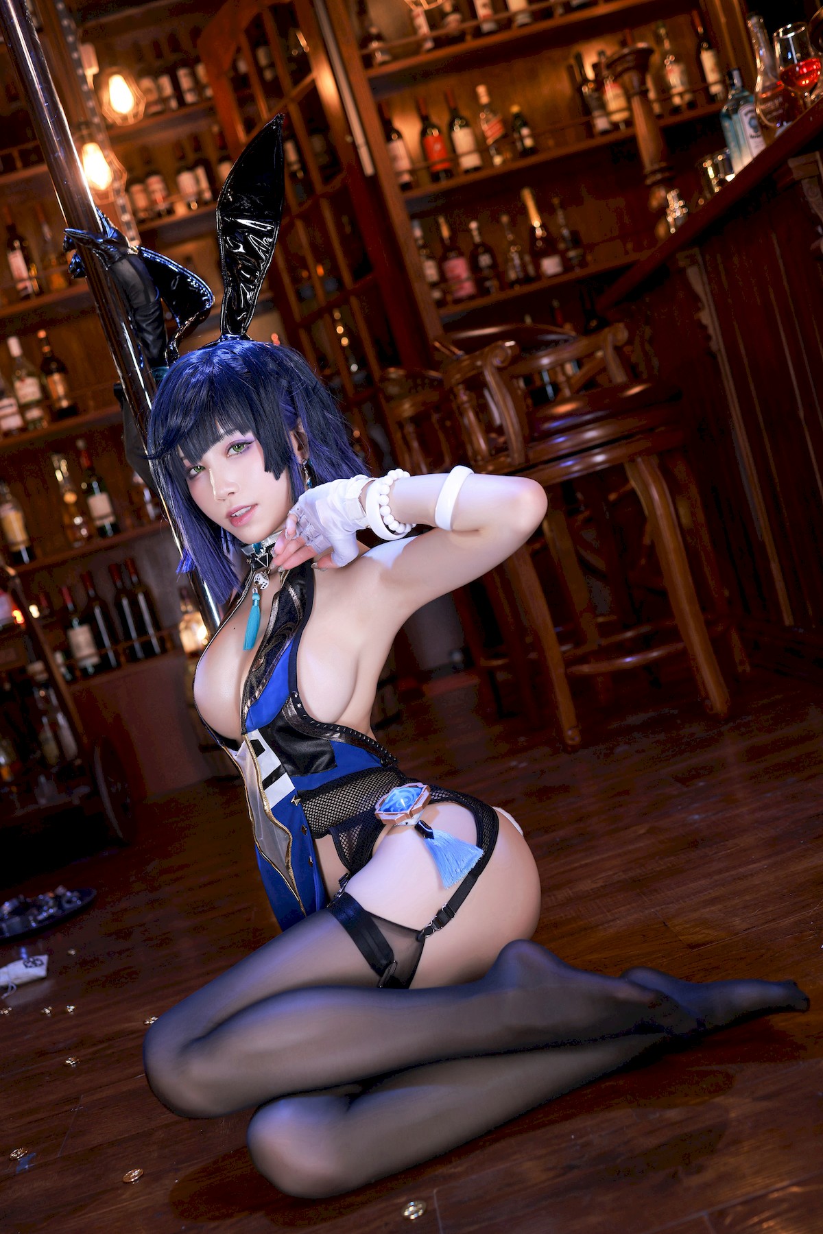 水淼aqua Cosplay 夜兰 Yelan Vol.02