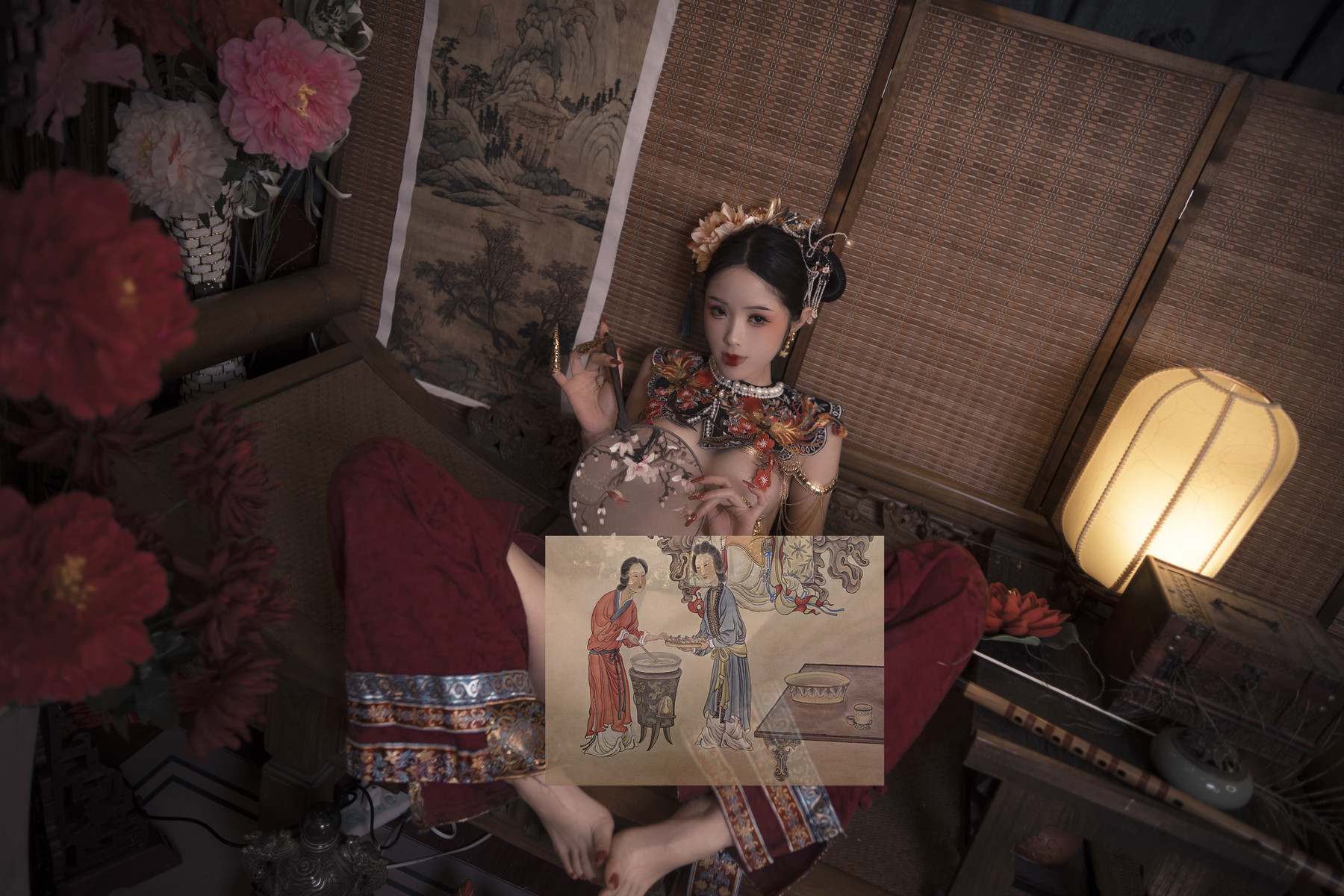 Cosplay 钛合金大粑粑 满清服饰