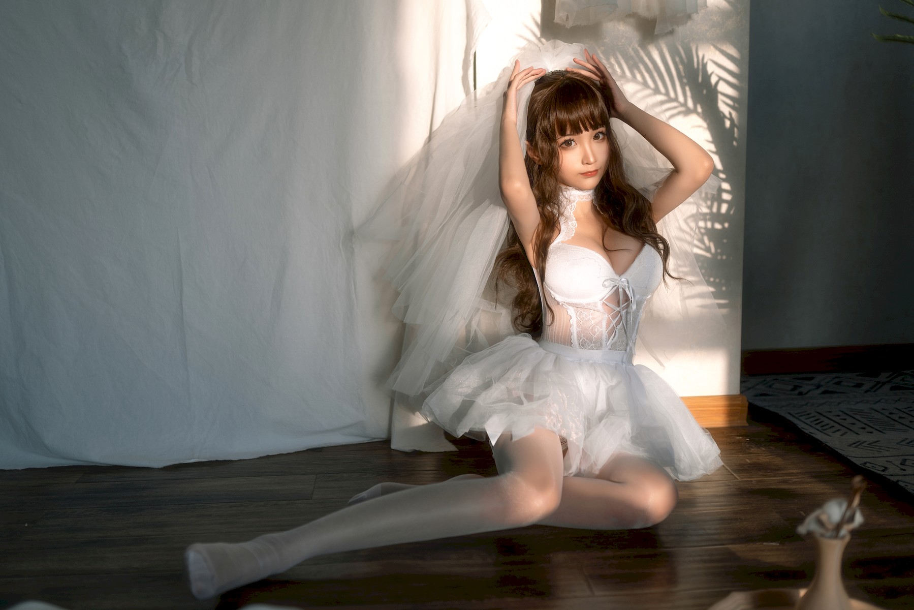 Cosplay 蠢沫沫 Chunmomo 婚纱
