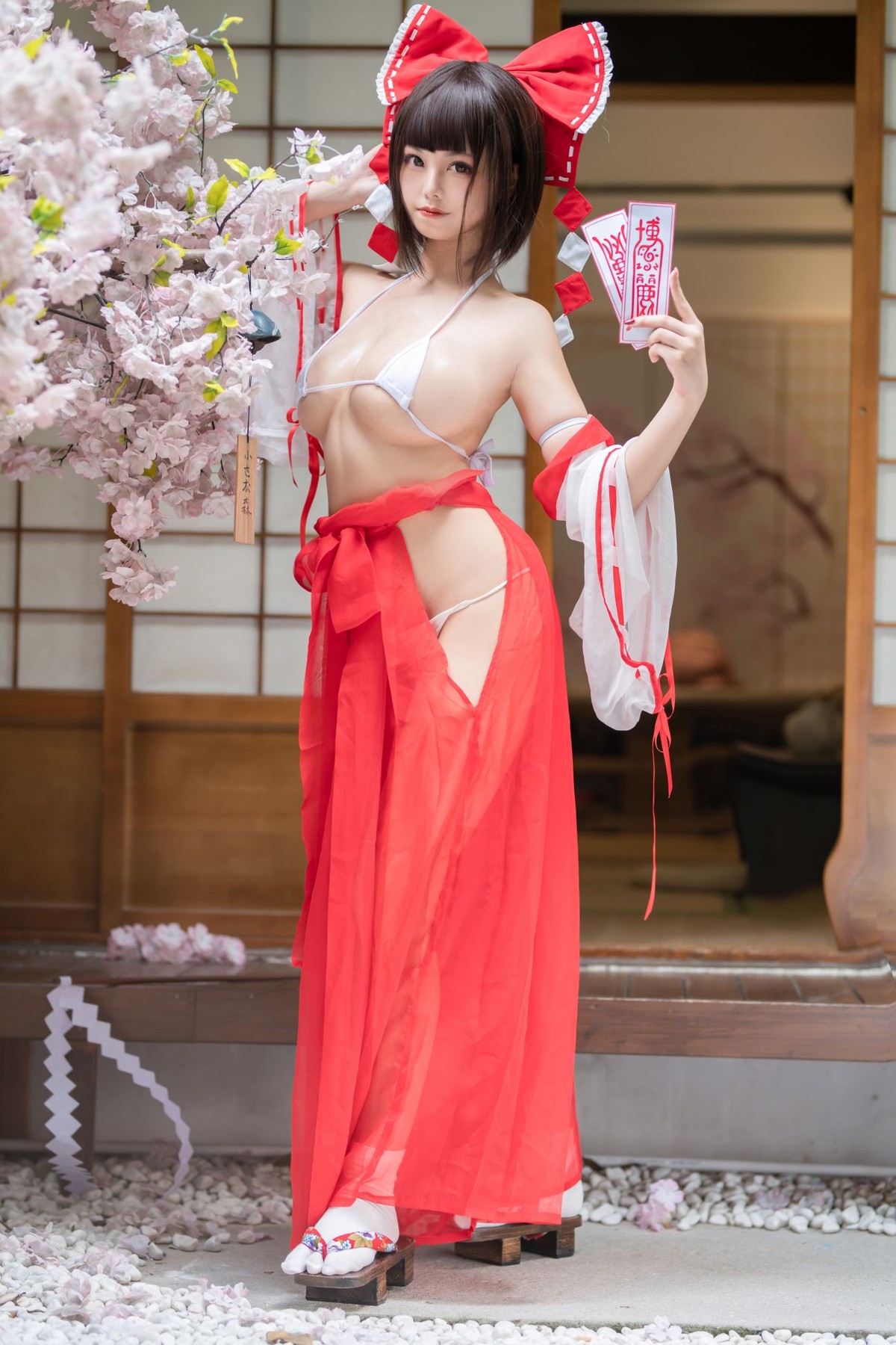 蜜汁貓裘 Cosplay 巫女 Miko Sister