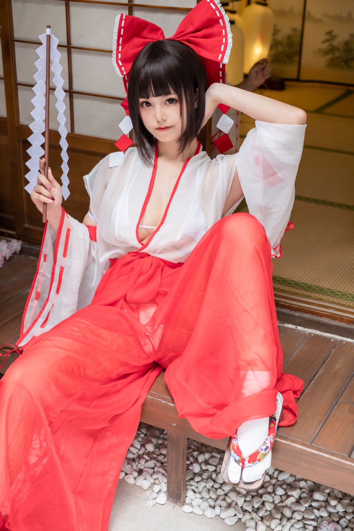 蜜汁貓裘 Cosplay 巫女 Miko Sister