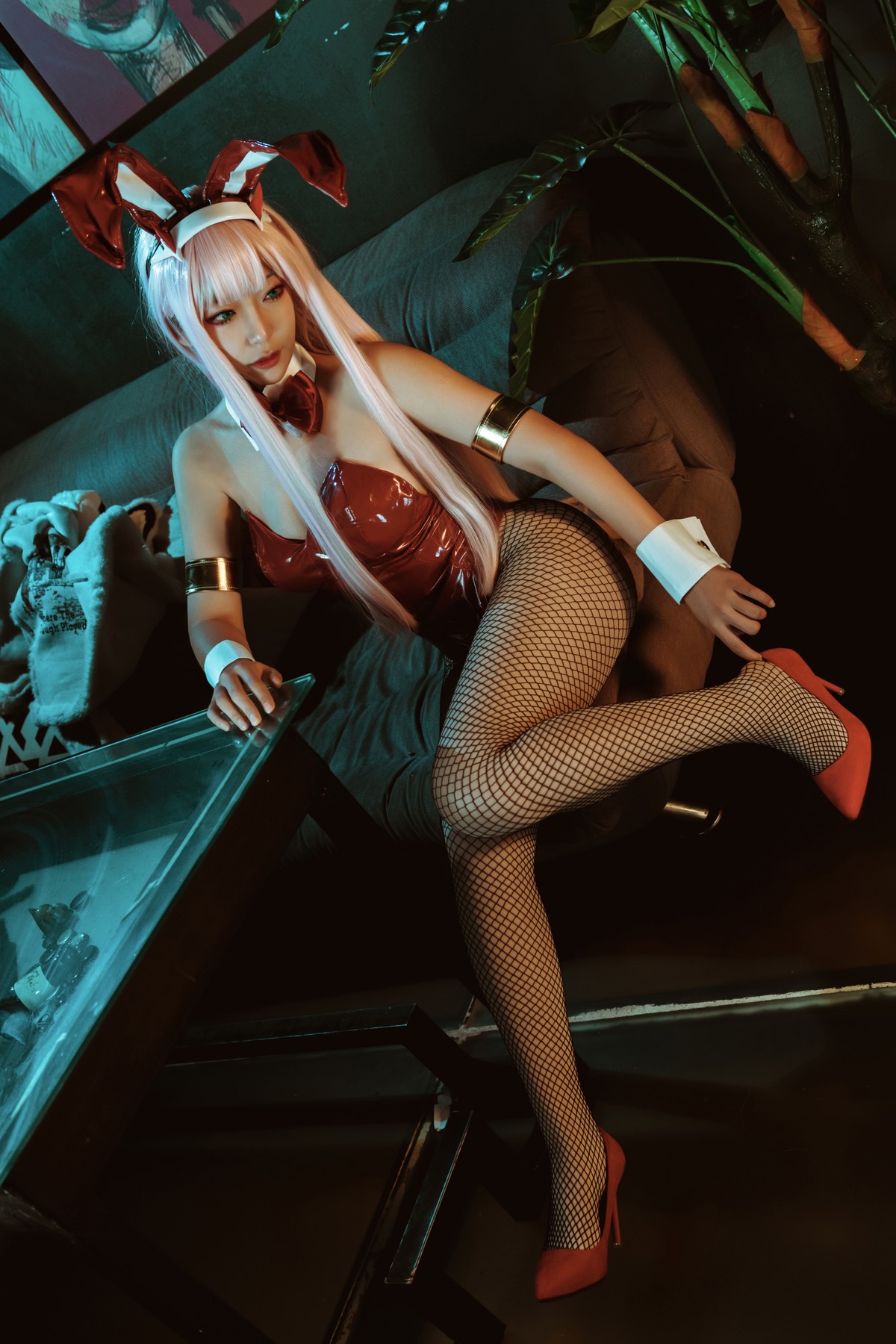 机智的哔啵 Cosplay Zero Two Bunnygirl