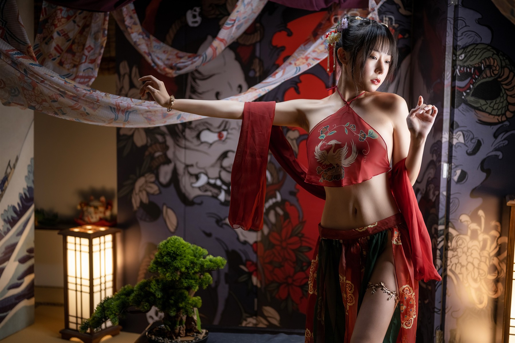 Cosplay 香草喵露露 春节贺图