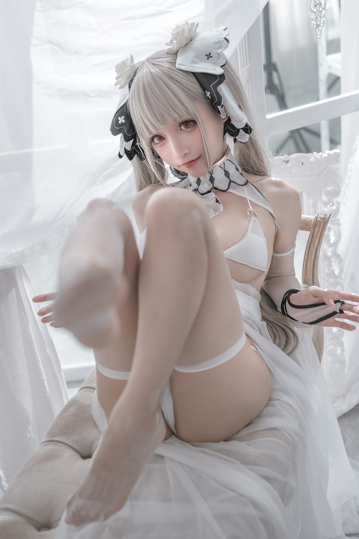 蠢沫沫 Cosplay 可畏婚纱