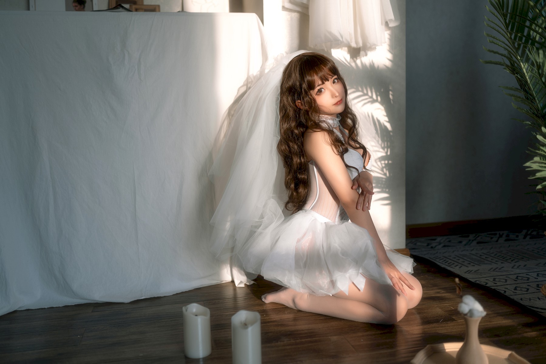 Cosplay 蠢沫沫 Chunmomo 婚纱
