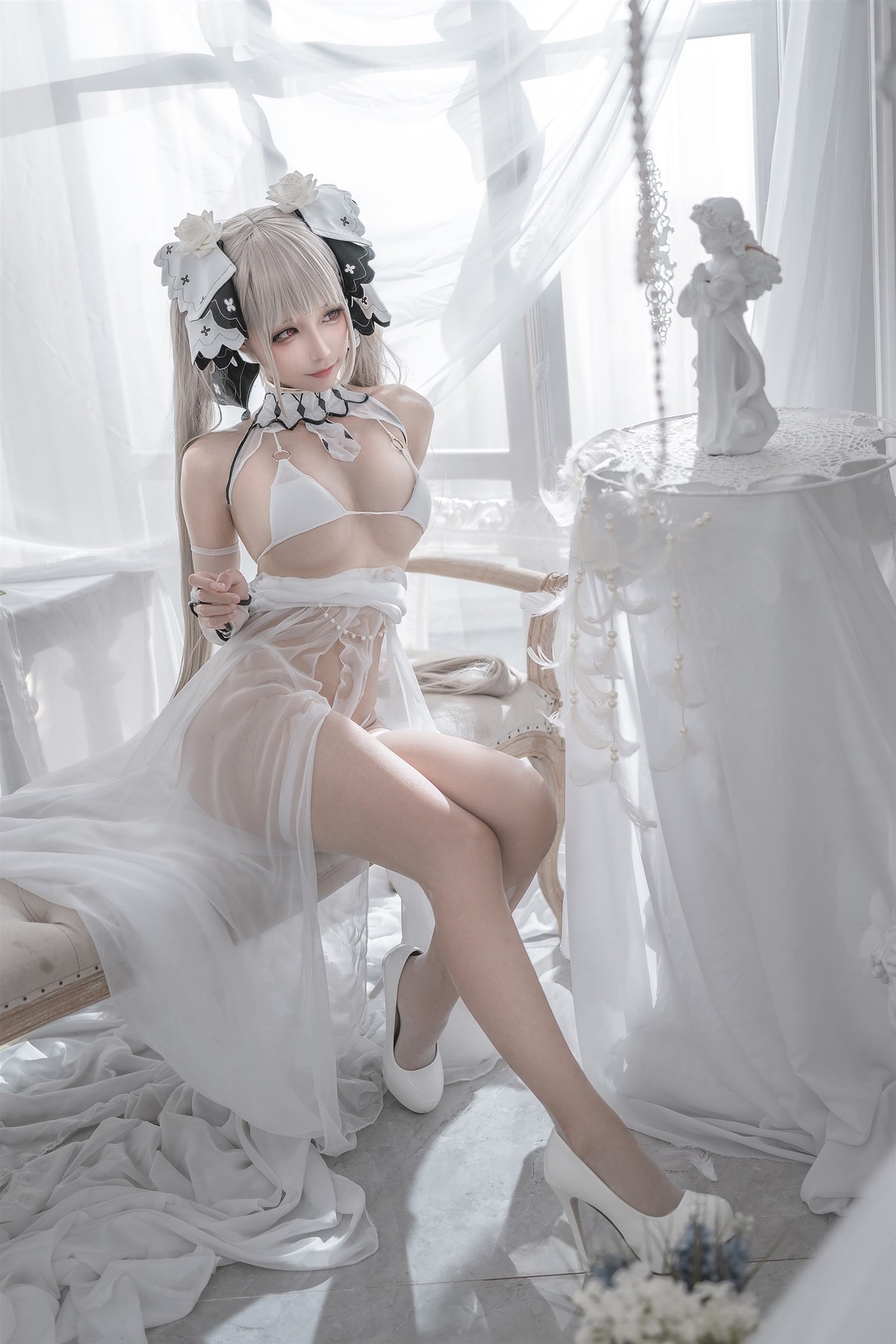 蠢沫沫 Cosplay 可畏婚纱