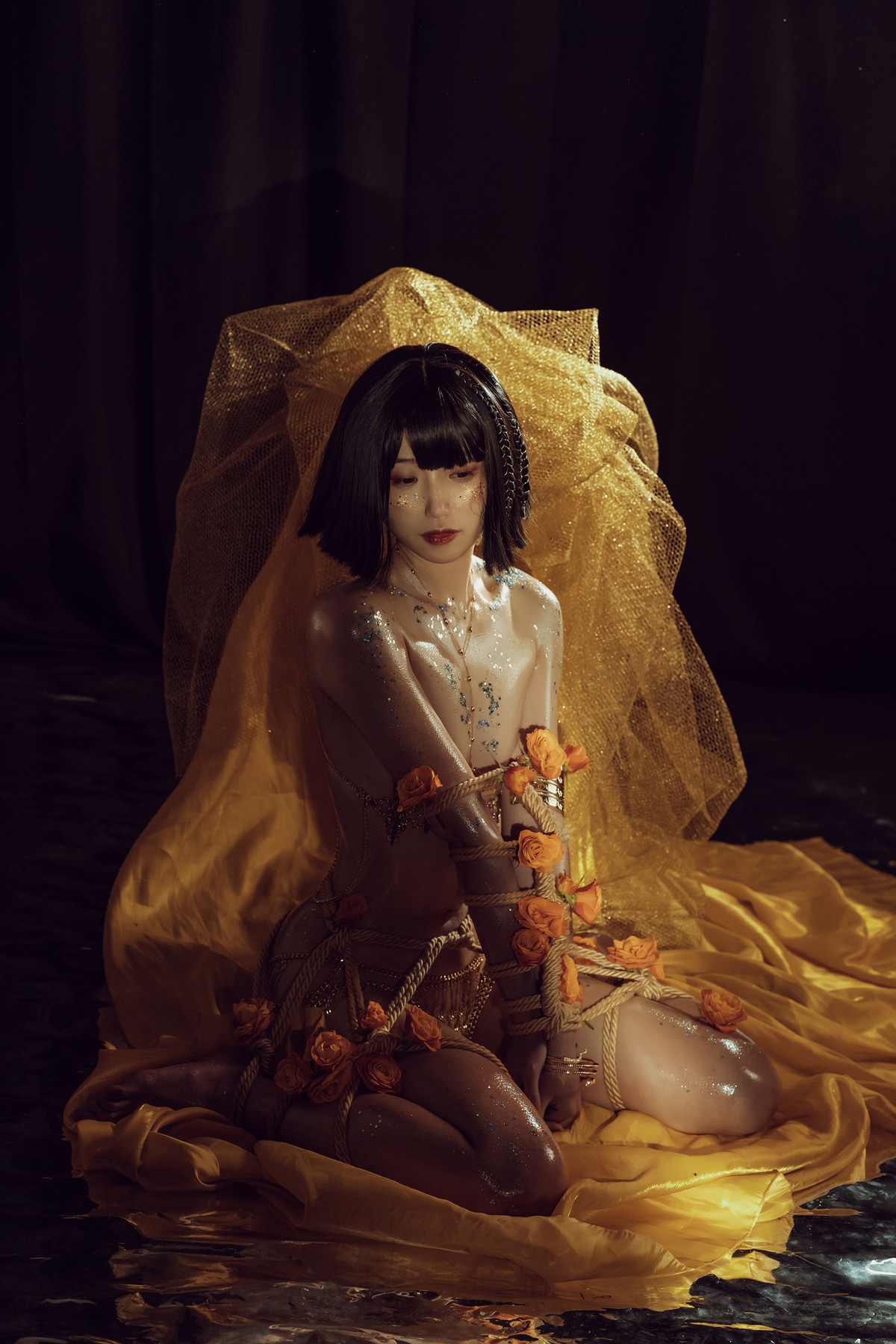 云溪溪 Cosplay 花与绳 Flower and Rope