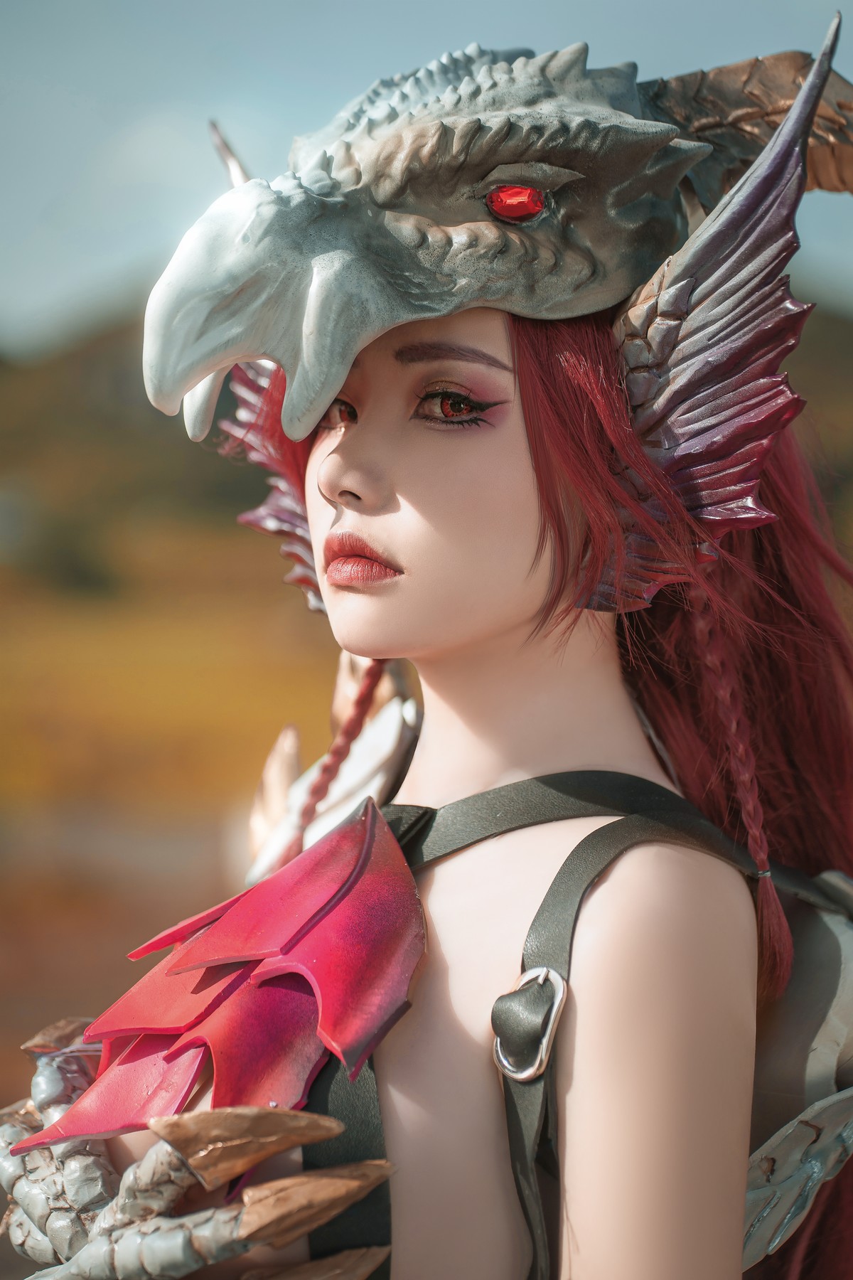 爆机少女喵小吉 Cosplay 曙光爵银龙 拟人 Malzeno