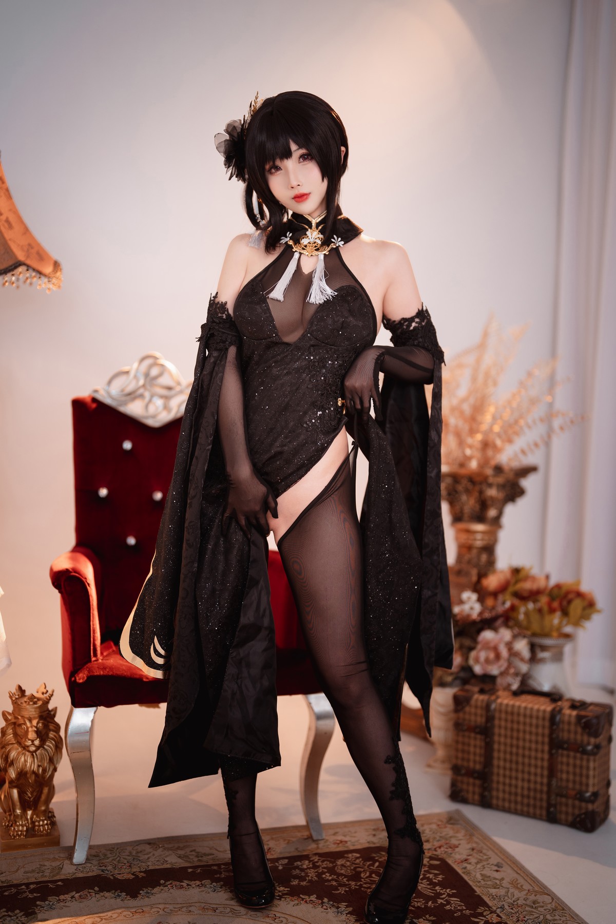 Rioko凉凉子 Cosplay 黑白镇海双人