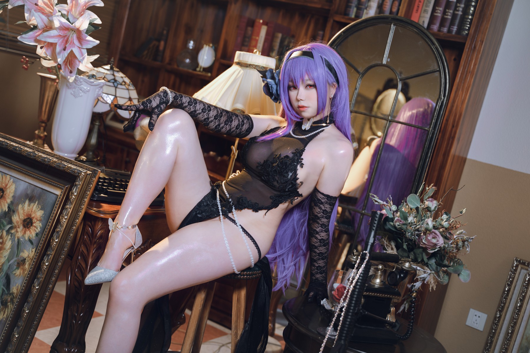 Cosplay 一北亦北 ZB-26 暗蔷摇曳