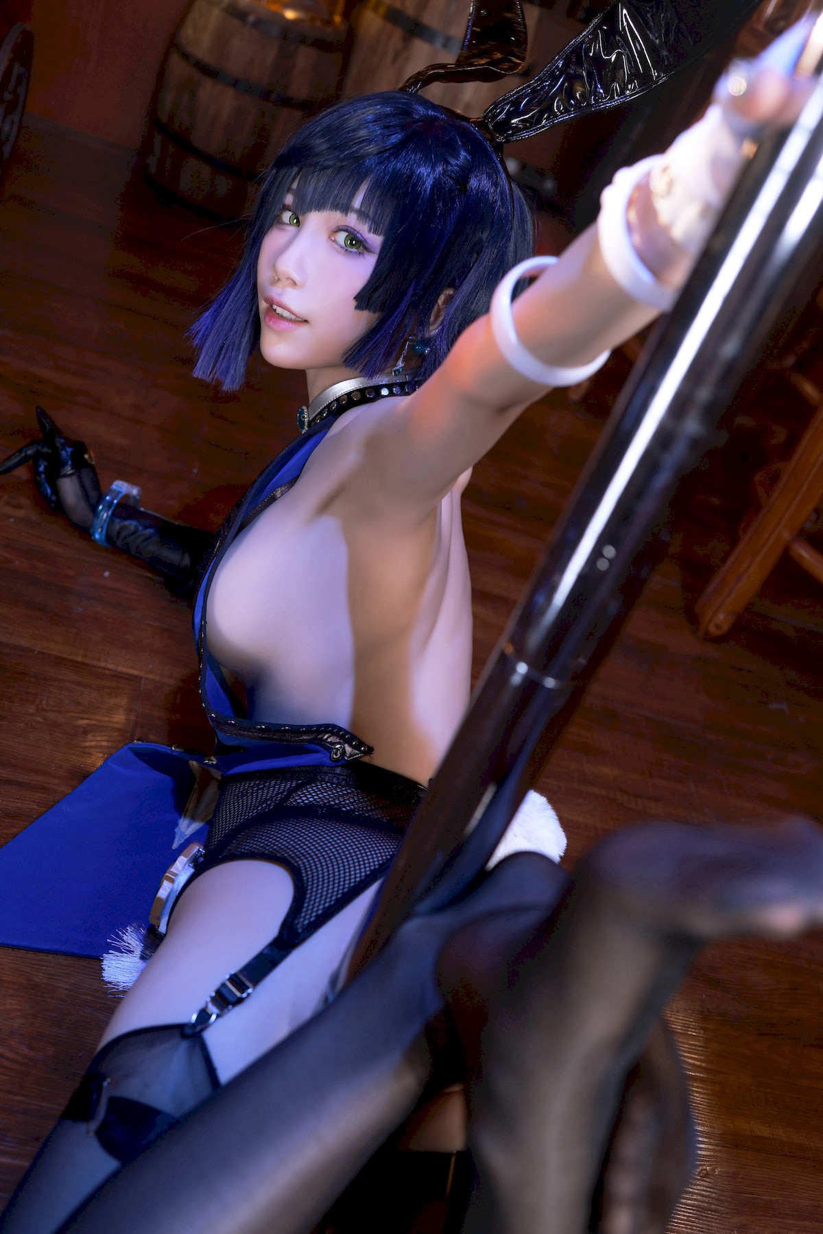 水淼aqua Cosplay 夜兰 Yelan Vol.02
