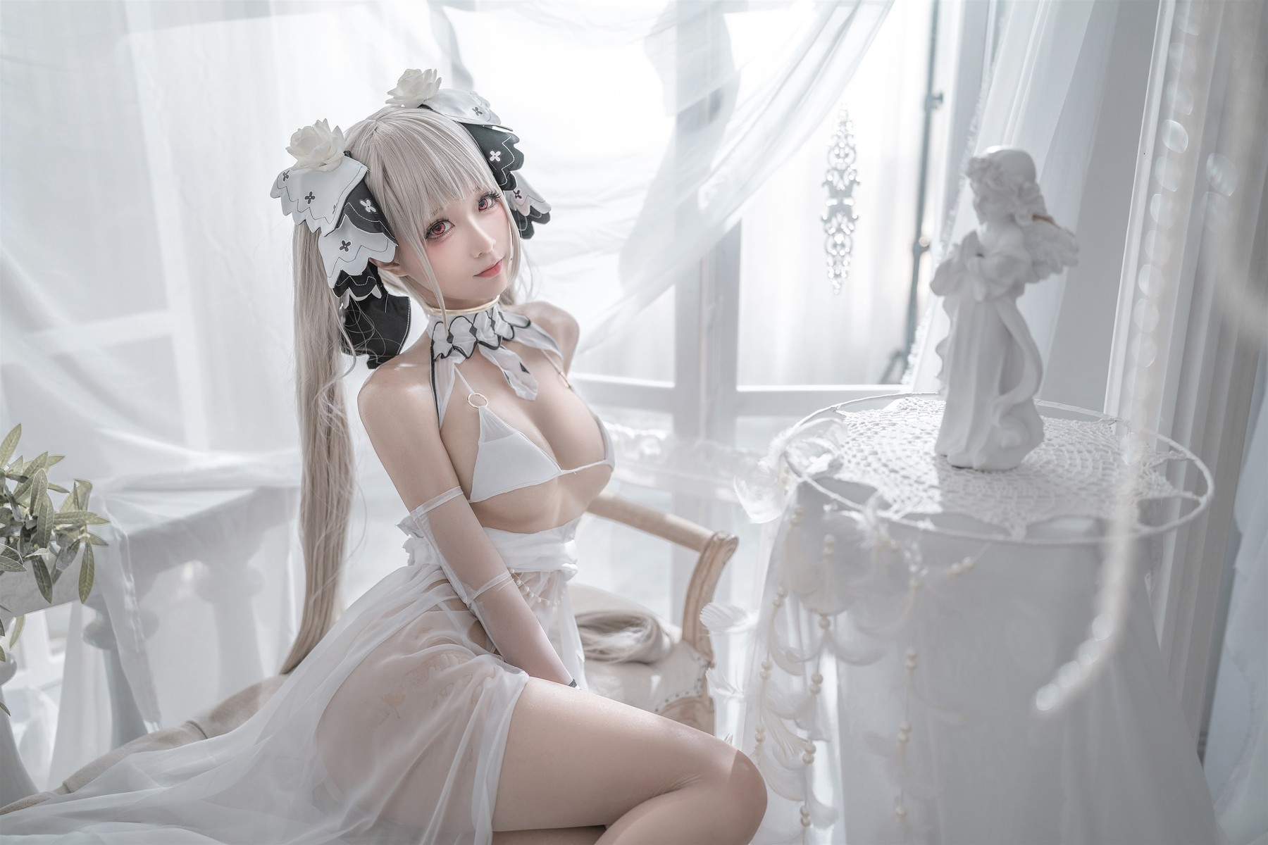 蠢沫沫 Cosplay 可畏婚纱