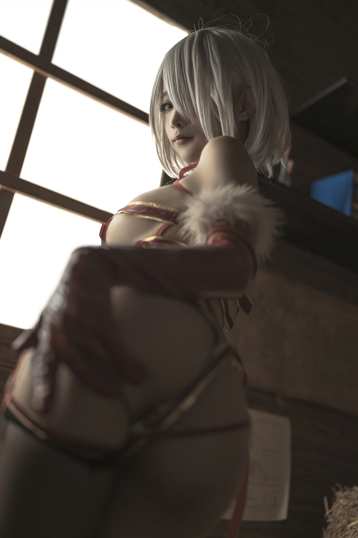 蠢沫沫 Cosplay 2B 圣诞 Christmas