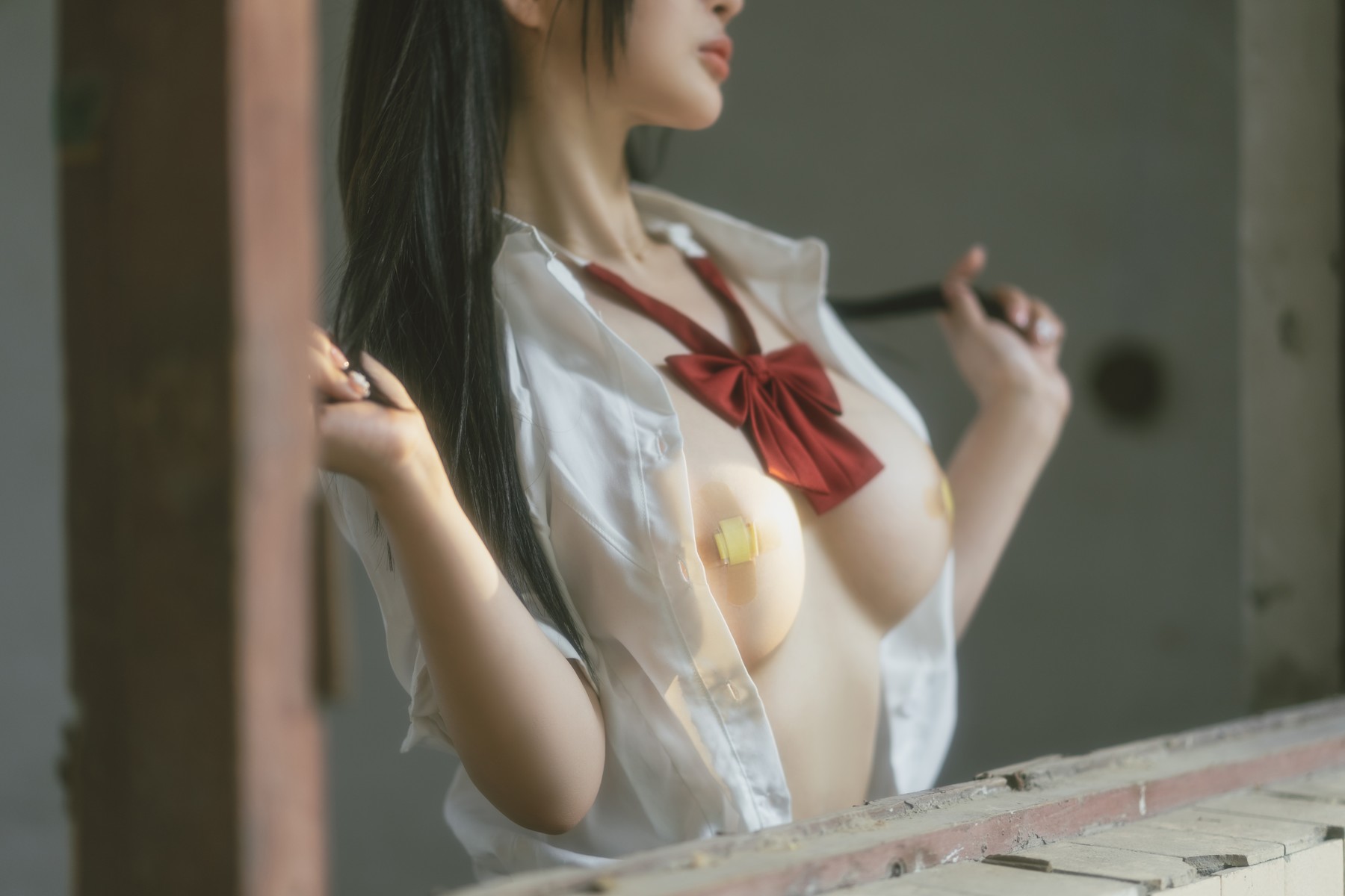 桜井宁宁 Cosplay 废墟jk