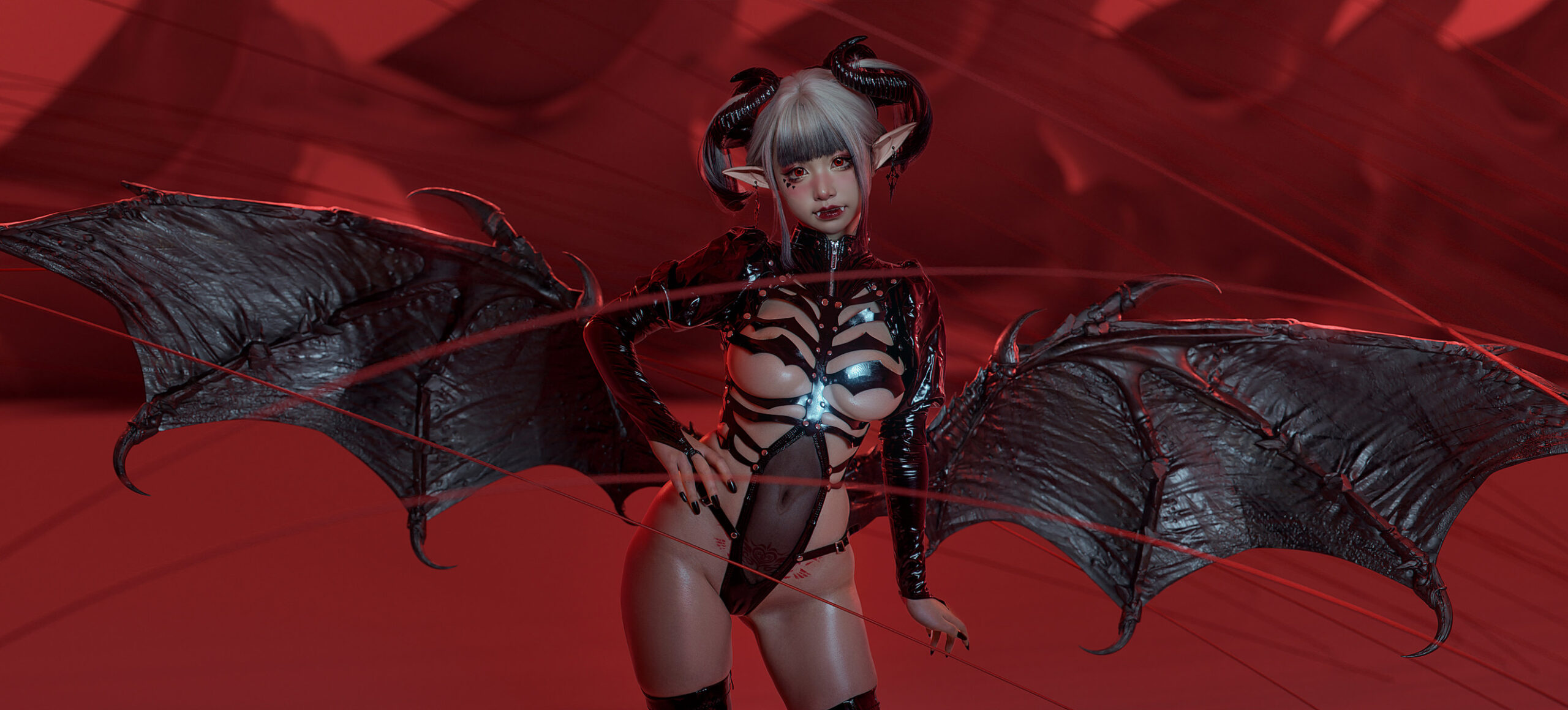 Cosplay 爆机少女喵小吉 骸骨少女
