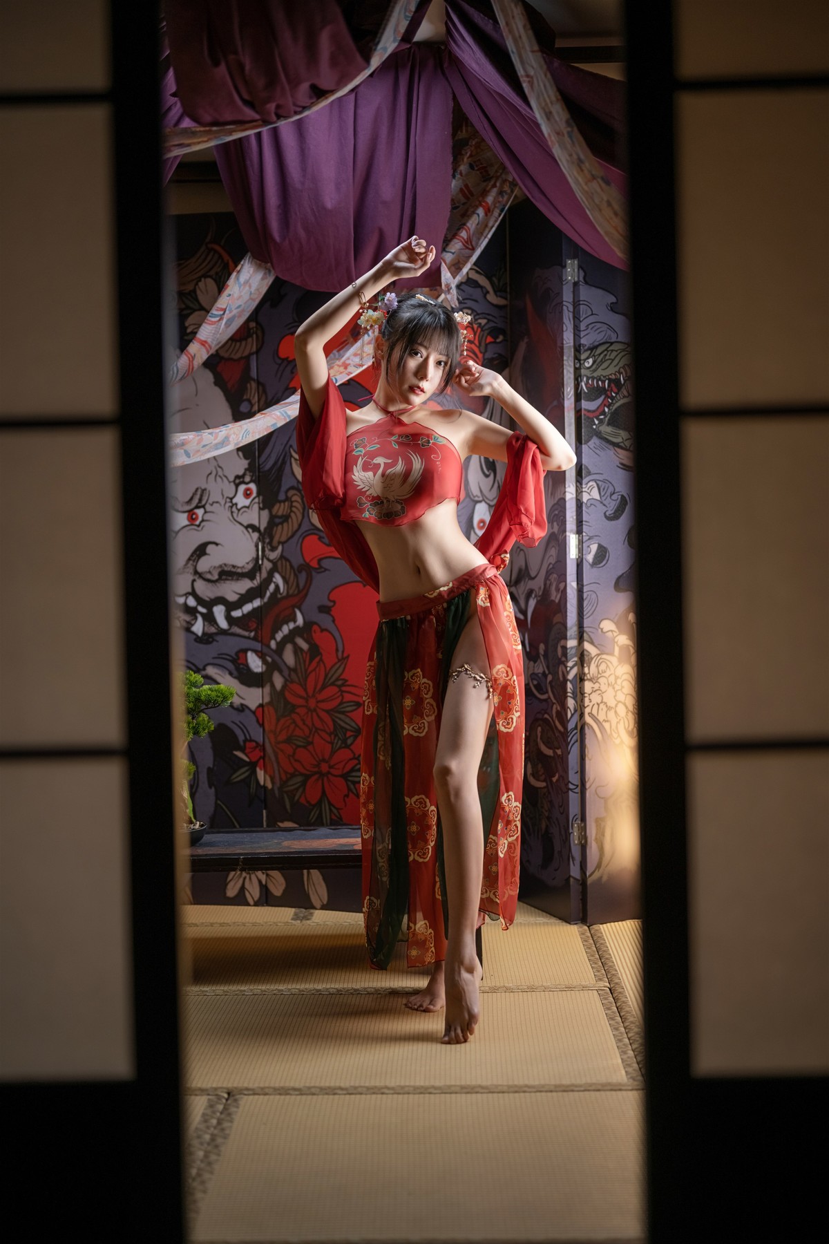 Cosplay 香草喵露露 春节贺图