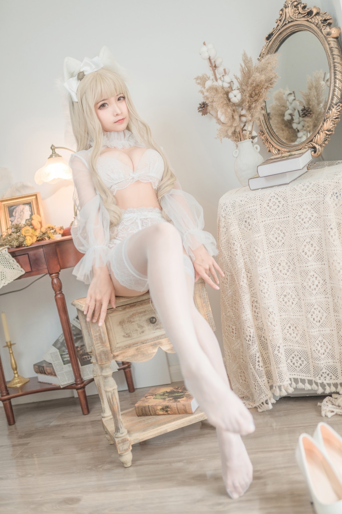 Cosplay 蠢沫沫 Chunmomo 白猫
