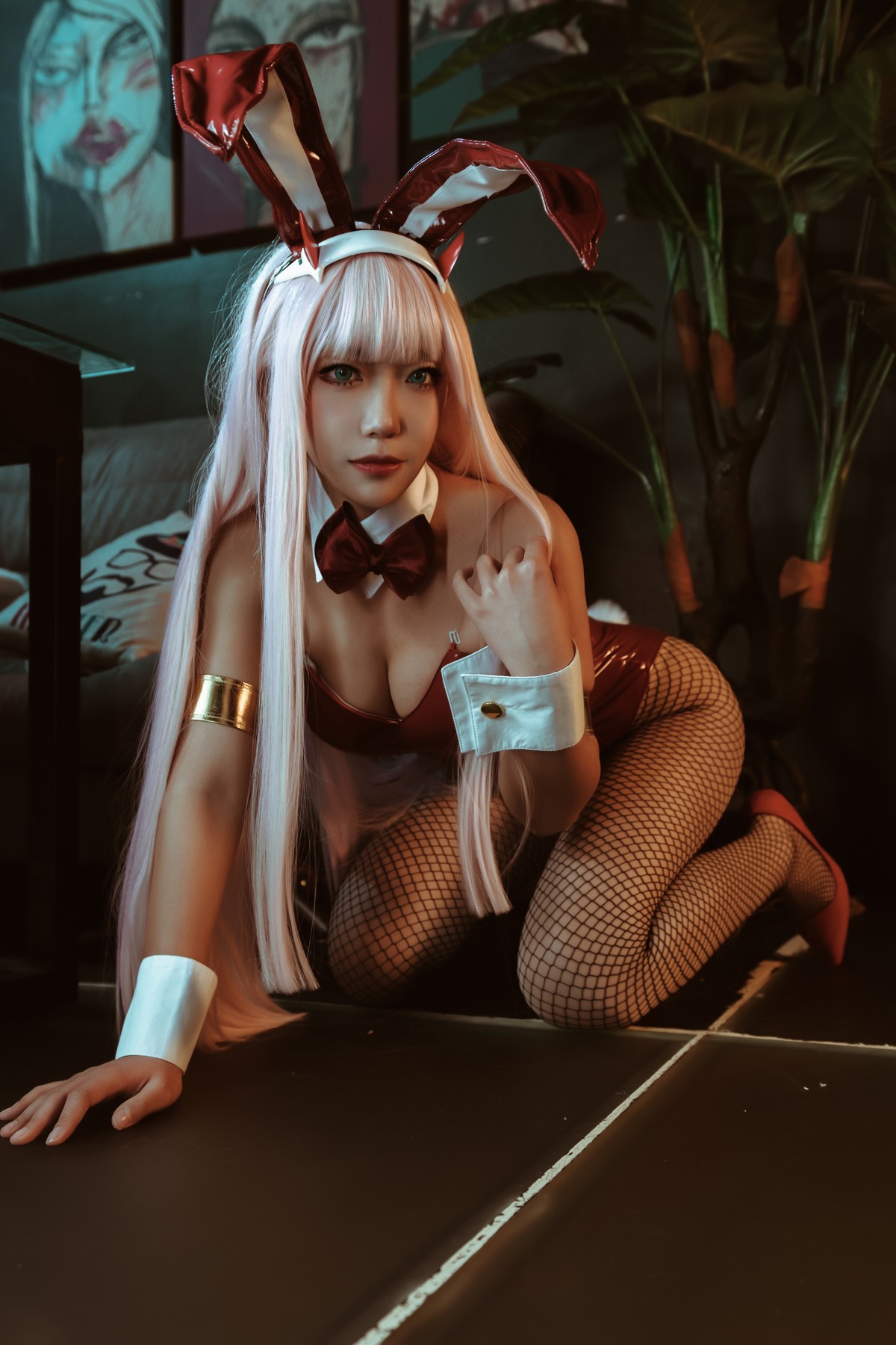 机智的哔啵 Cosplay Zero Two Bunnygirl