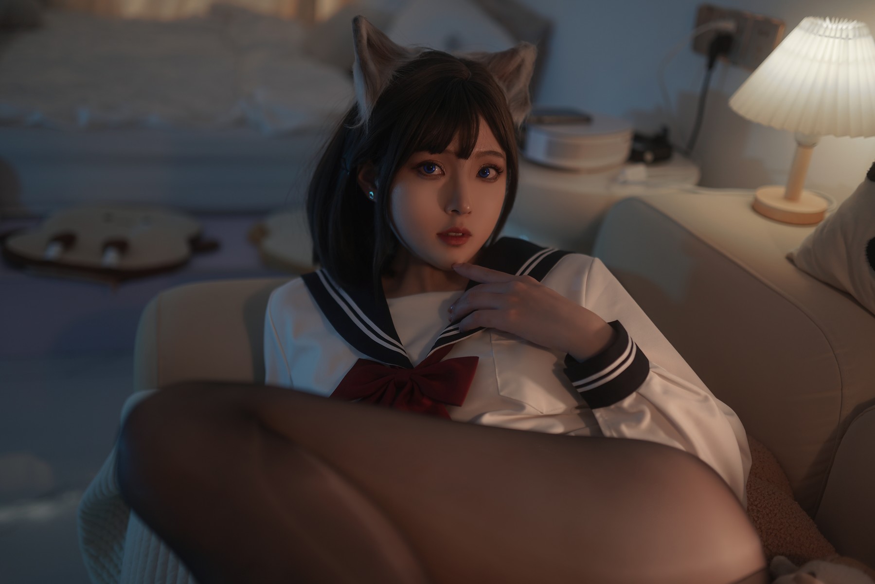 Cosplay Natsuko夏夏子 大尾巴猫