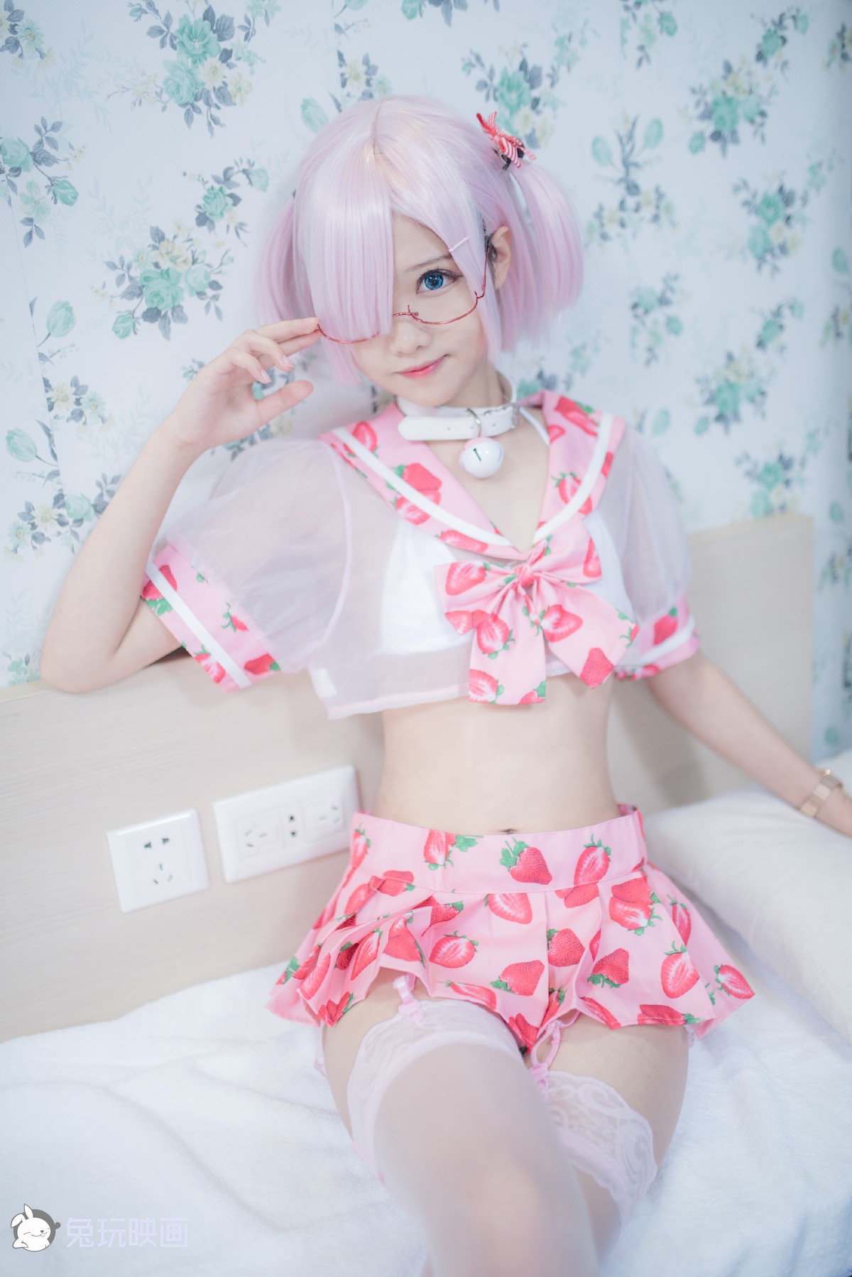 Cosplay 兔玩映画 草莓裙