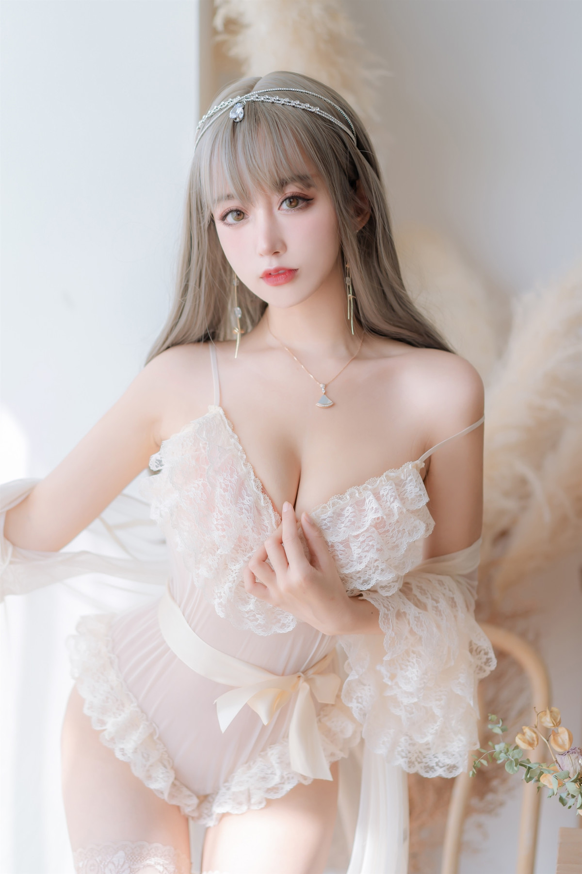 斗鱼米线线sama写真 Cosplay 凡尔赛公主