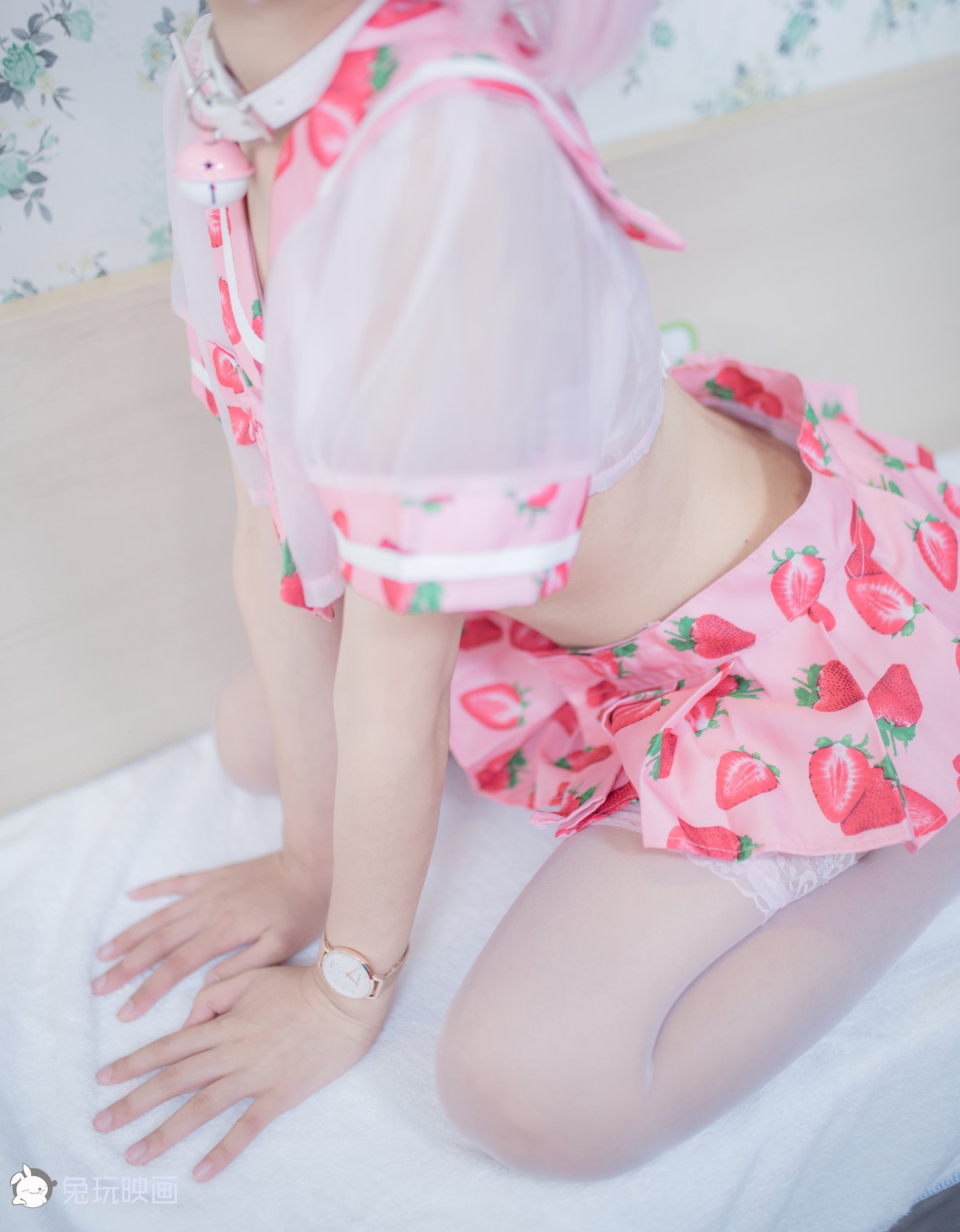 Cosplay 兔玩映画 草莓裙