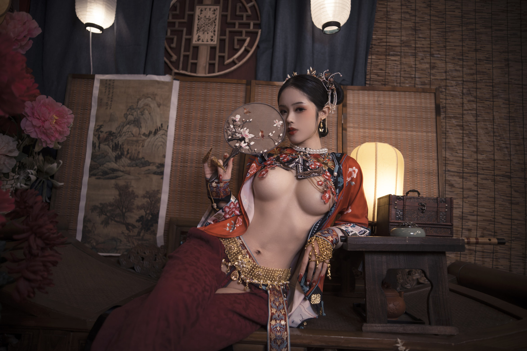 Cosplay 钛合金大粑粑 满清服饰