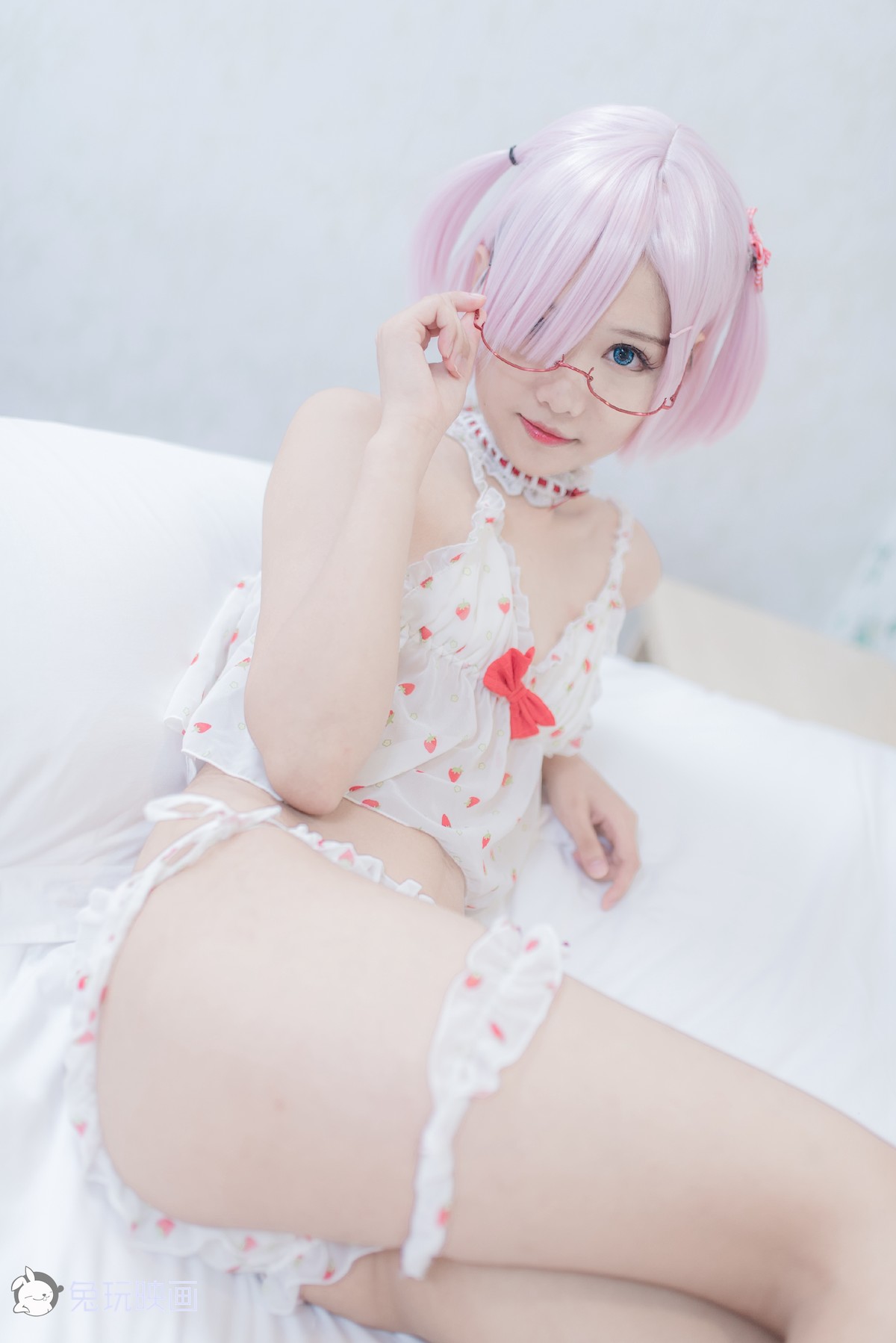 Cosplay 兔玩映画 草莓裙
