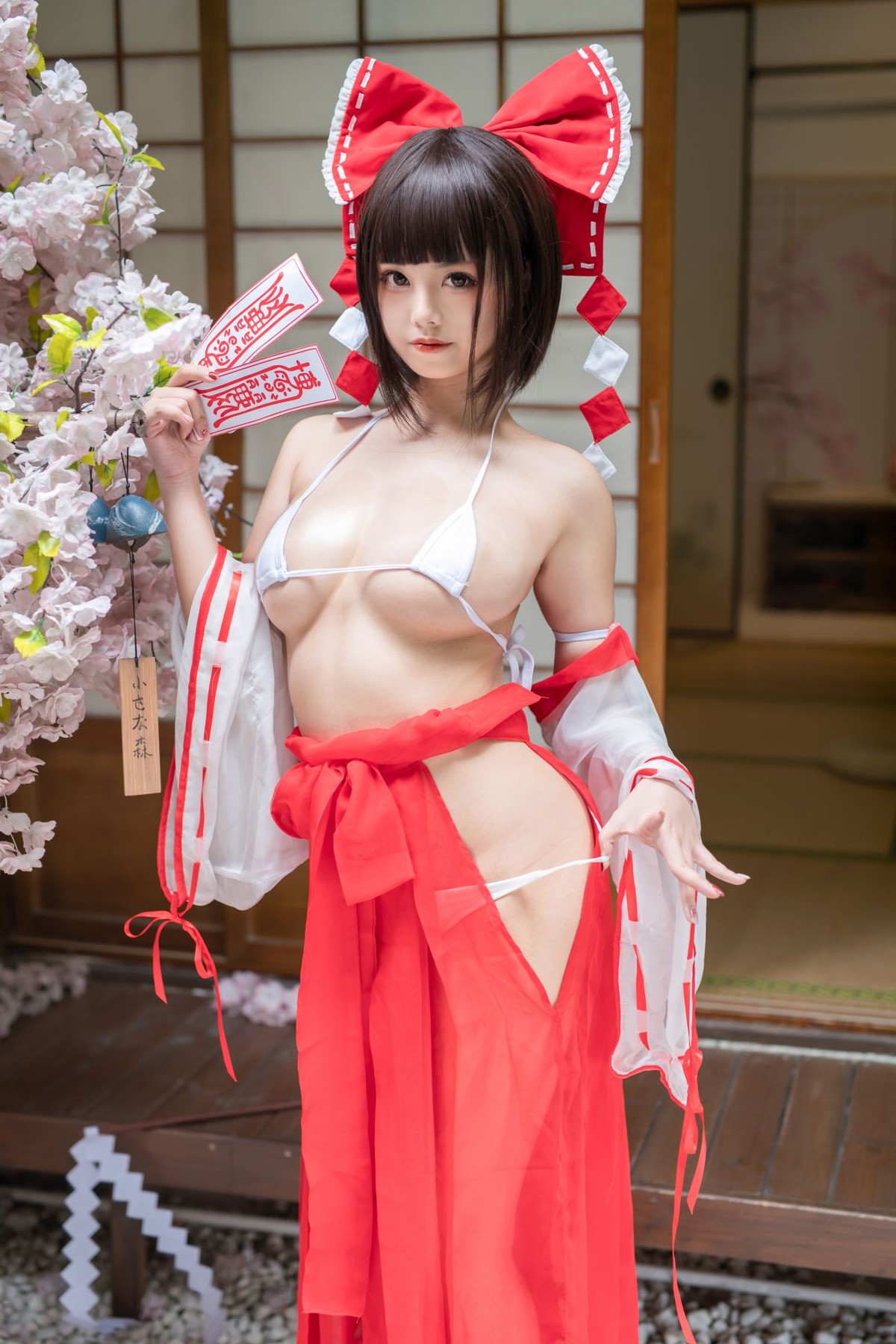 蜜汁貓裘 Cosplay 巫女 Miko Sister