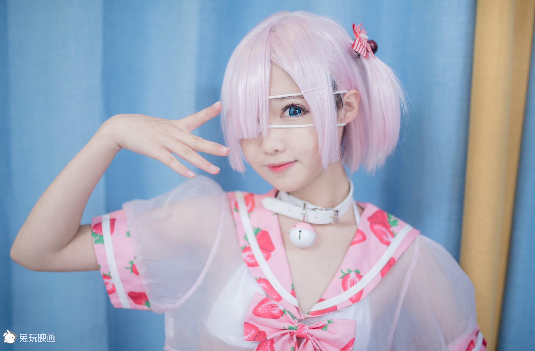 Cosplay 兔玩映画 草莓裙
