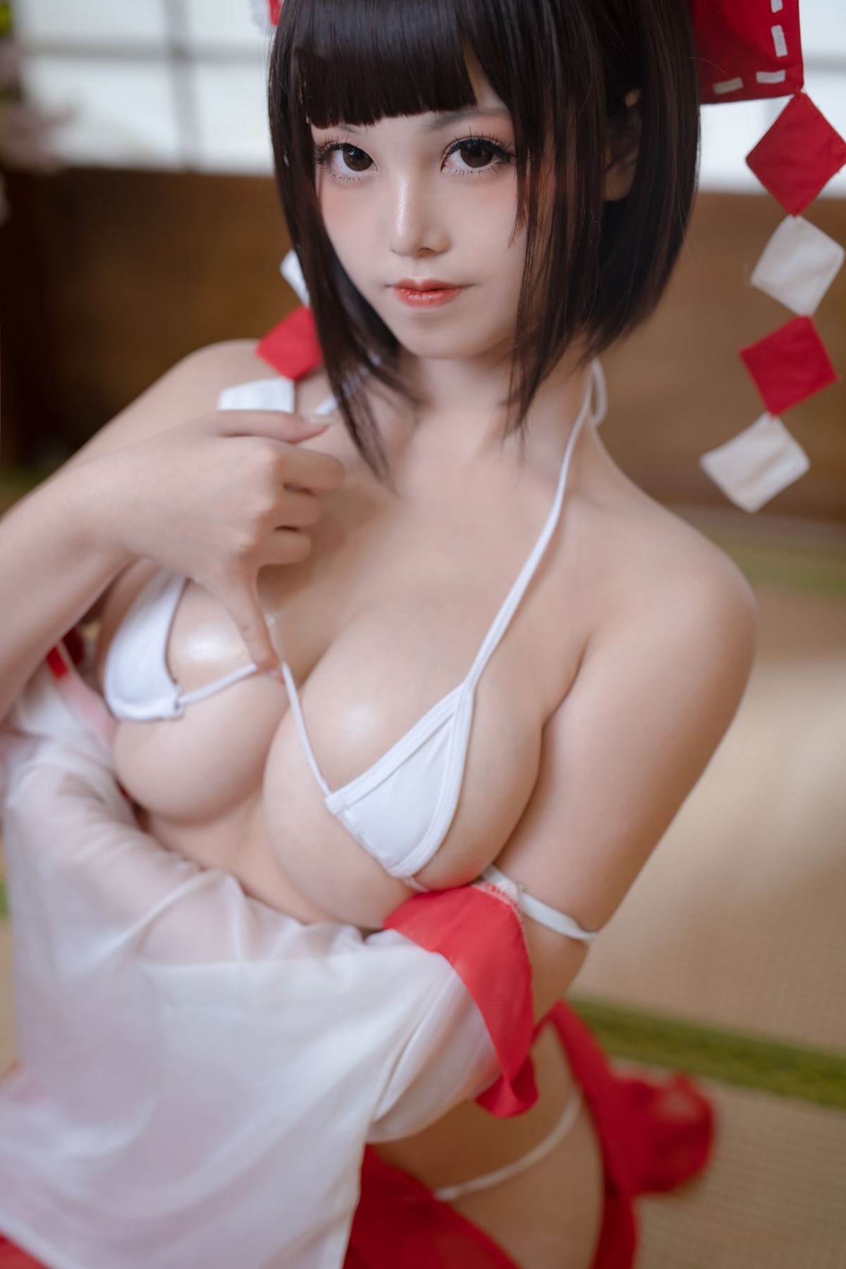 蜜汁貓裘 Cosplay 巫女 Miko Sister