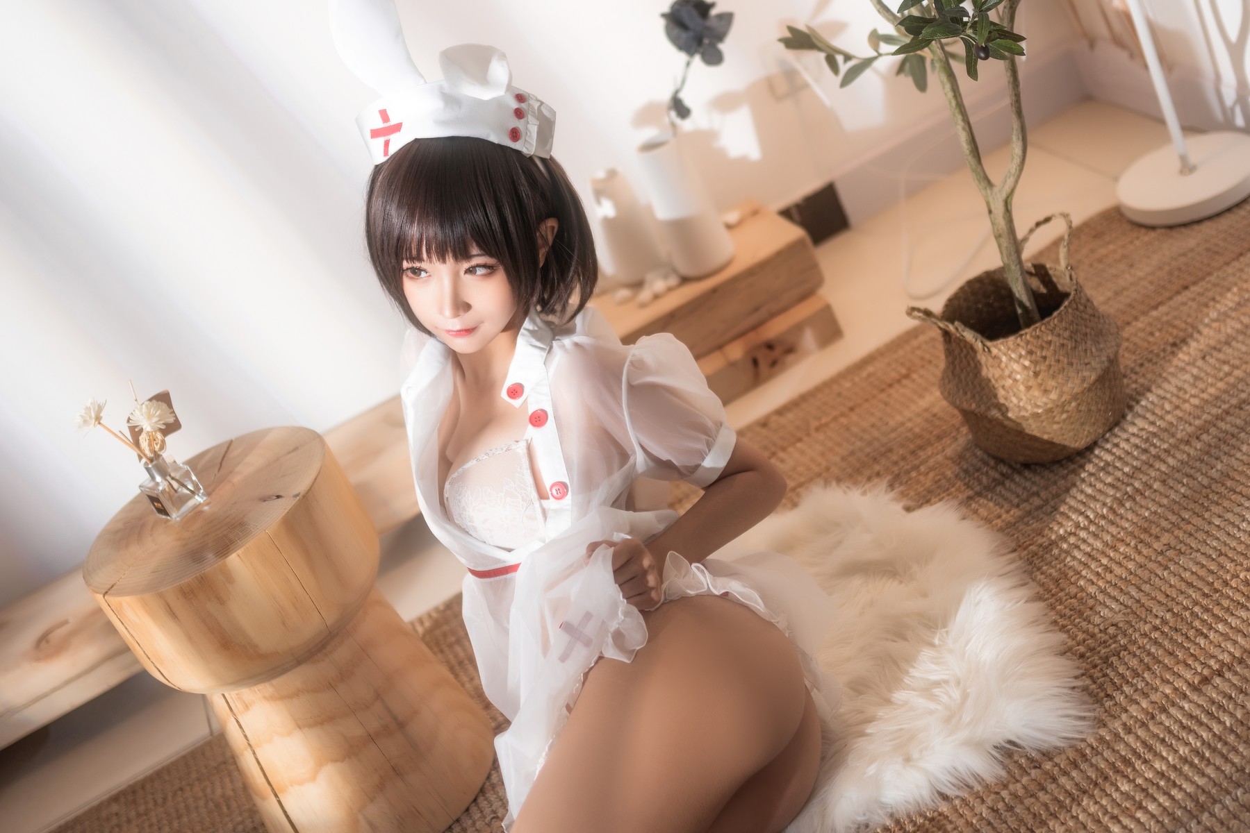 Cosplay 蠢沫沫 Chunmomo 透明护士