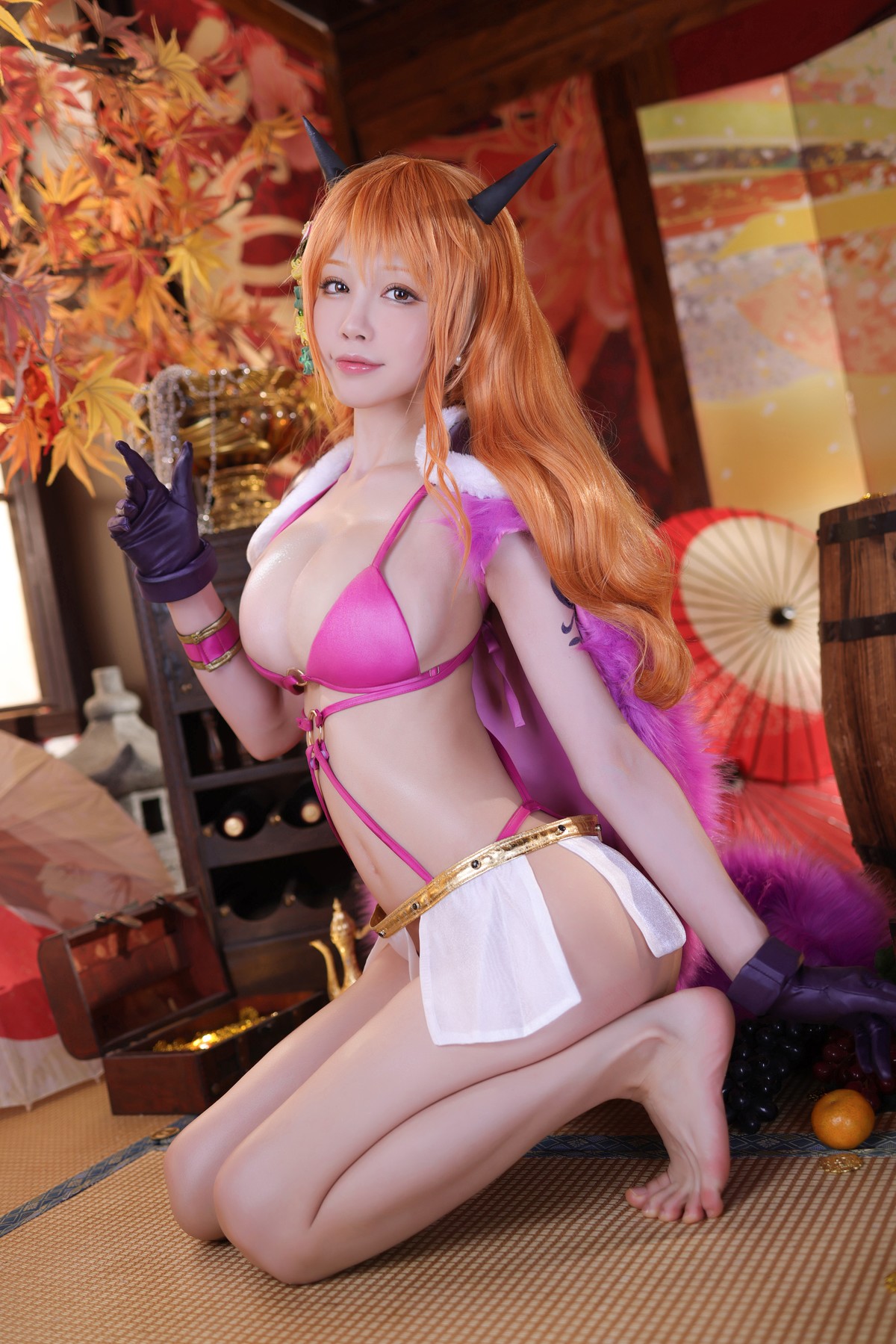 水淼aqua Cosplay 海贼王 娜美