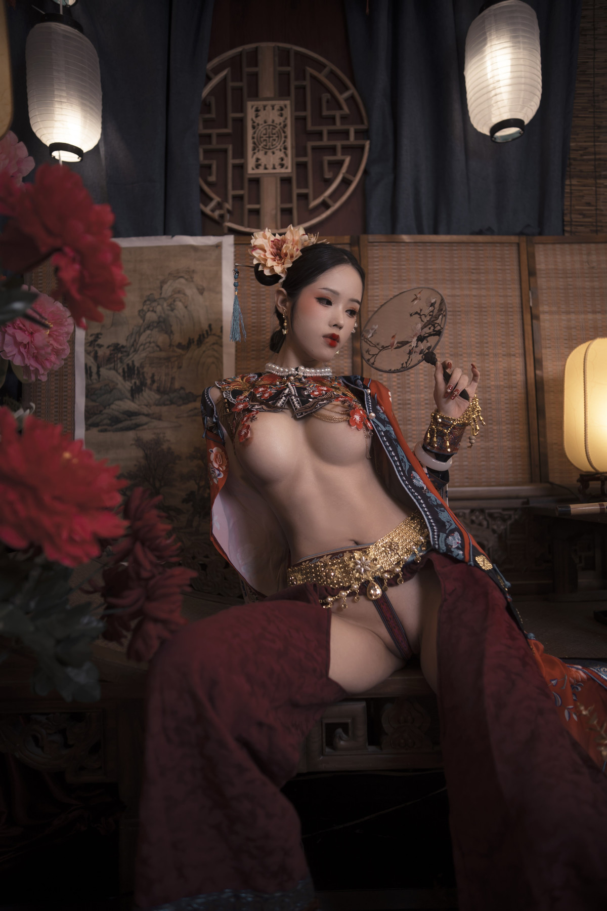 Cosplay 钛合金大粑粑 满清服饰