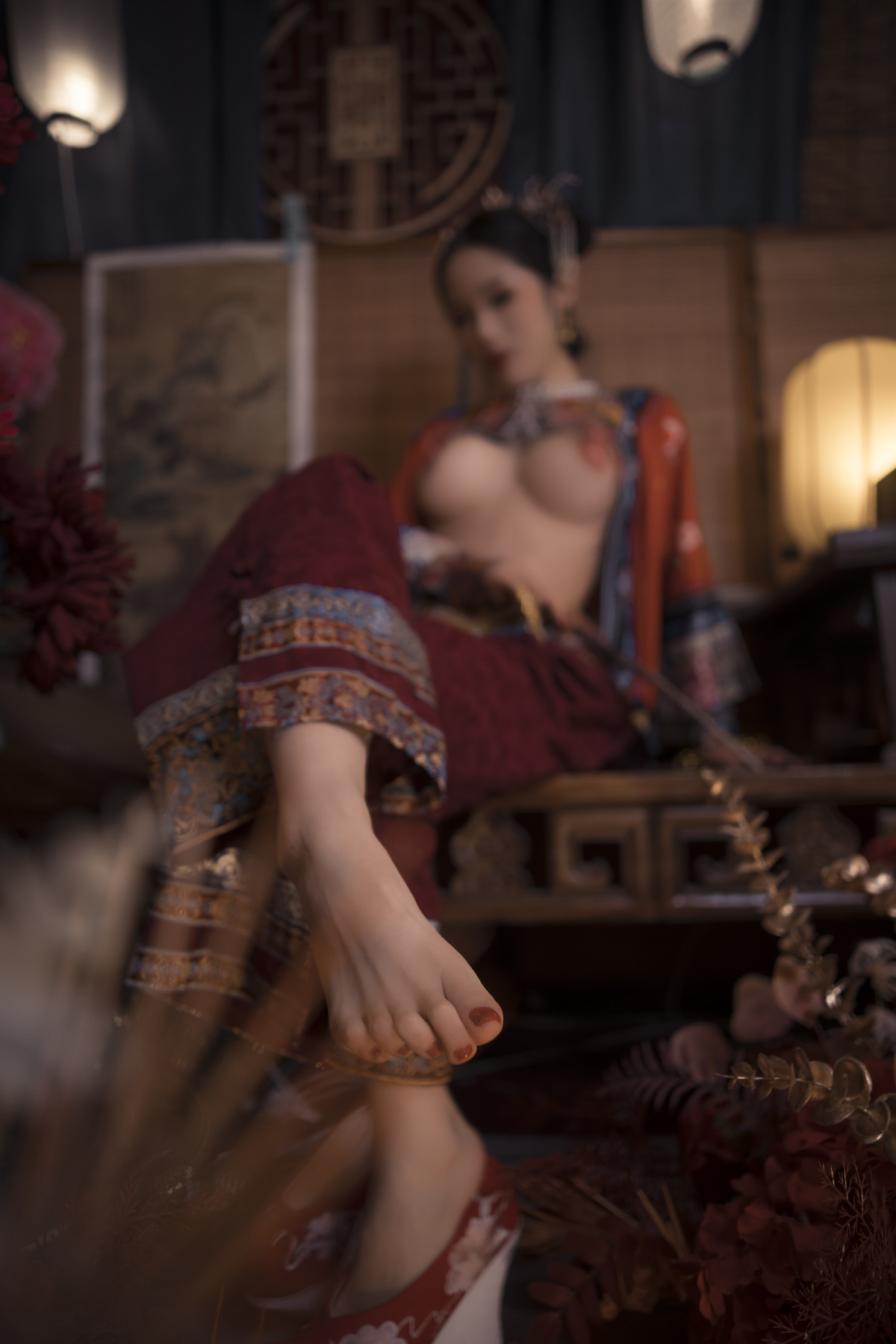 Cosplay 钛合金大粑粑 满清服饰