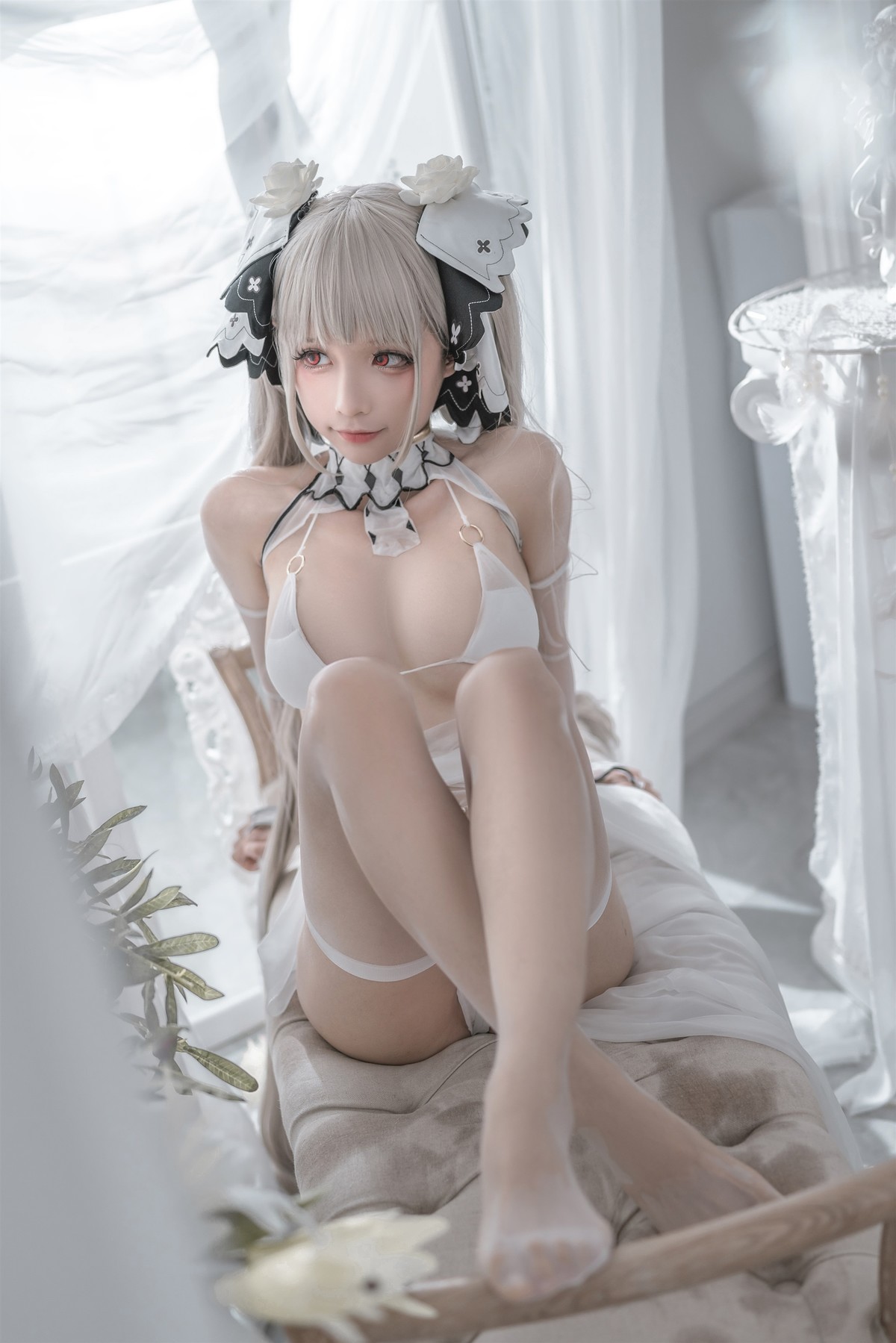 蠢沫沫 Cosplay 可畏婚纱