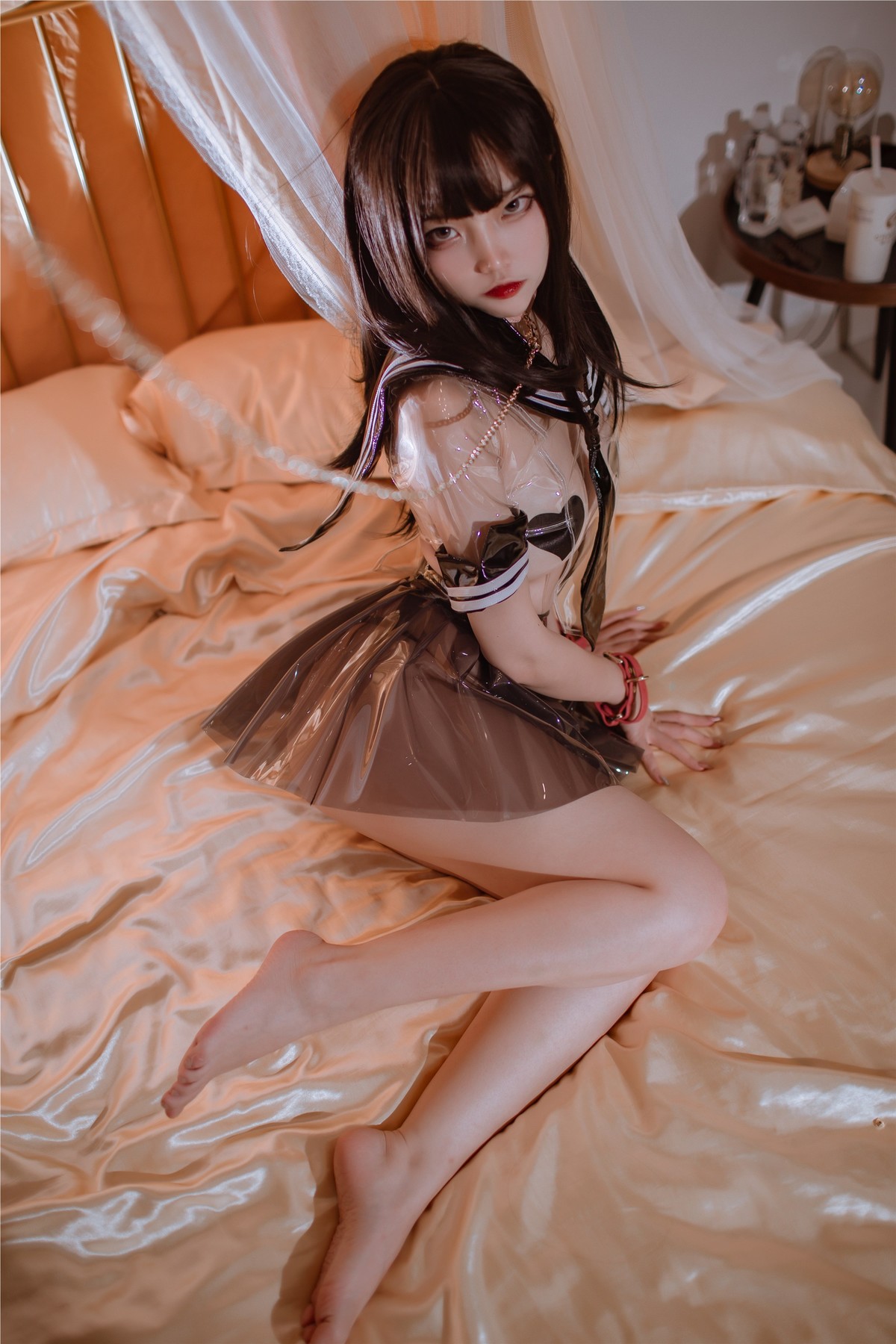 Cosplay 二佐Nisa 透明JK
