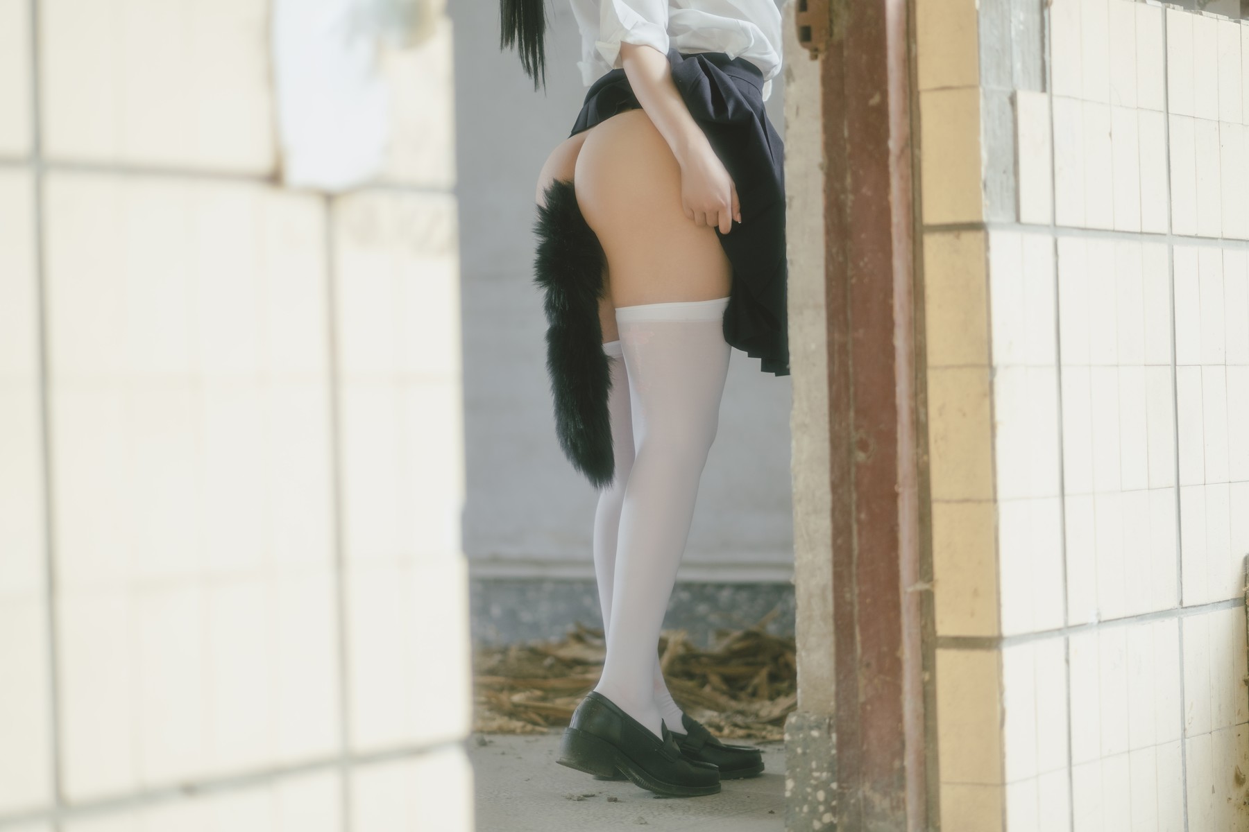 桜井宁宁 Cosplay 废墟jk