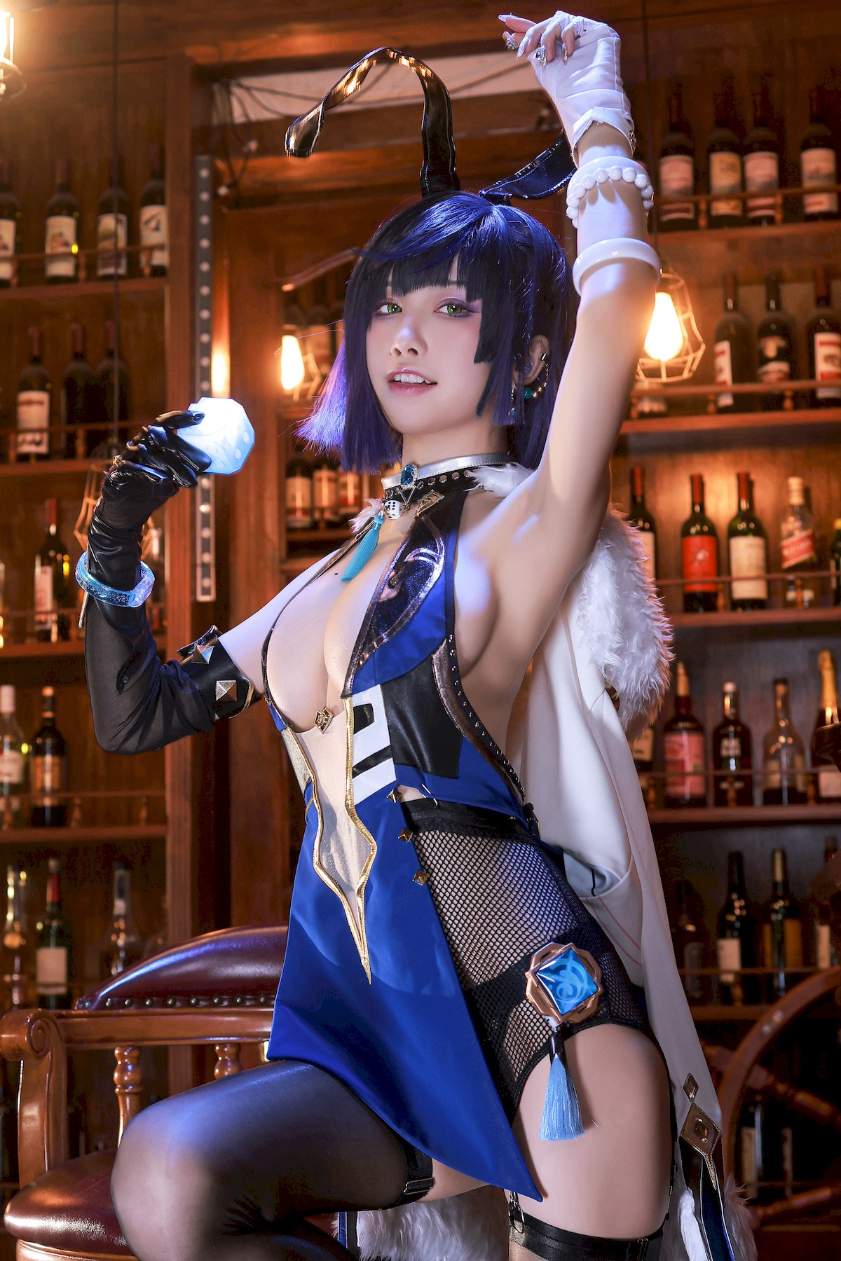 水淼aqua Cosplay 夜兰 Yelan Vol.02