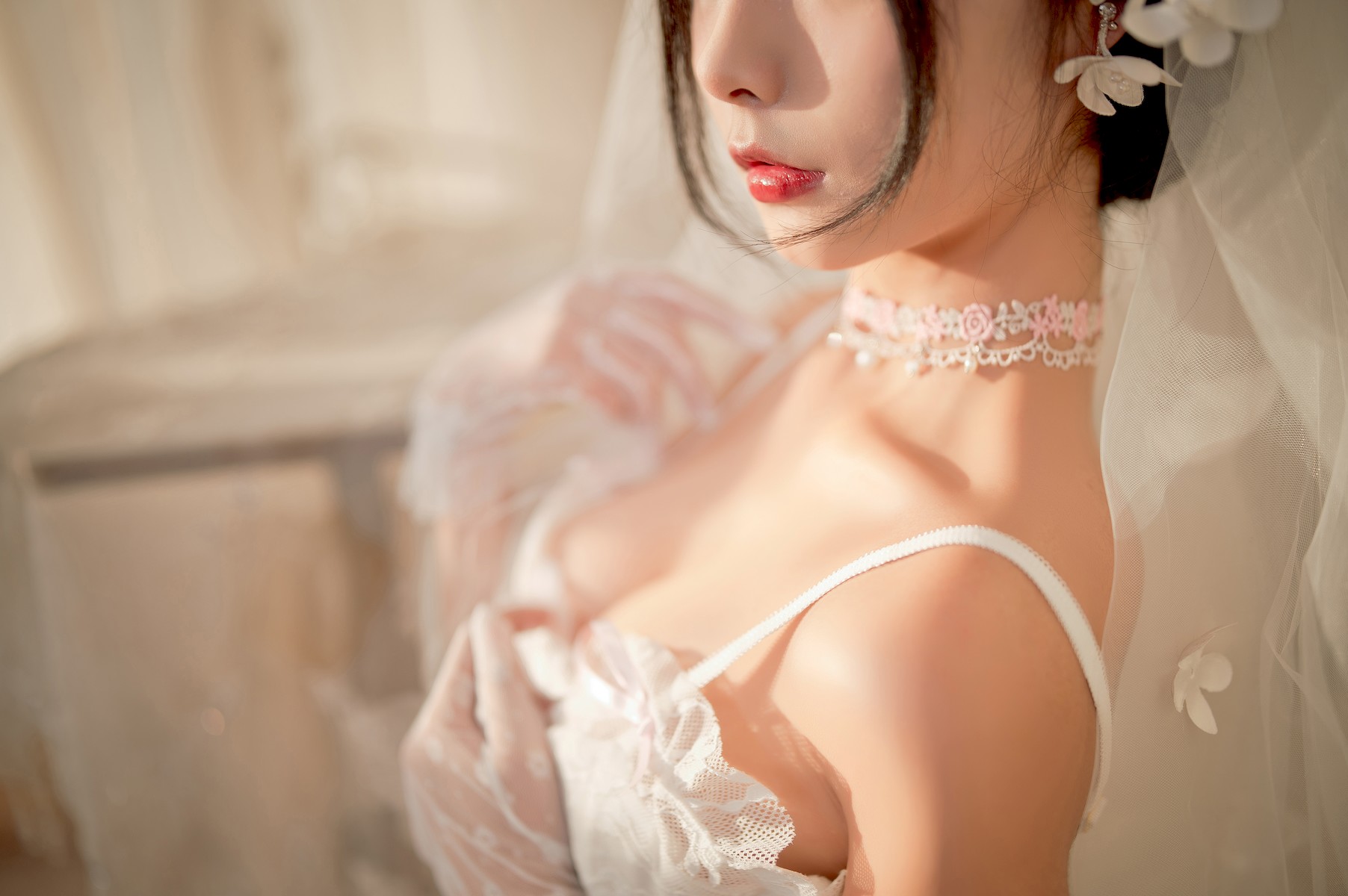 Cosplay Yuuhui玉汇 纯白花嫁