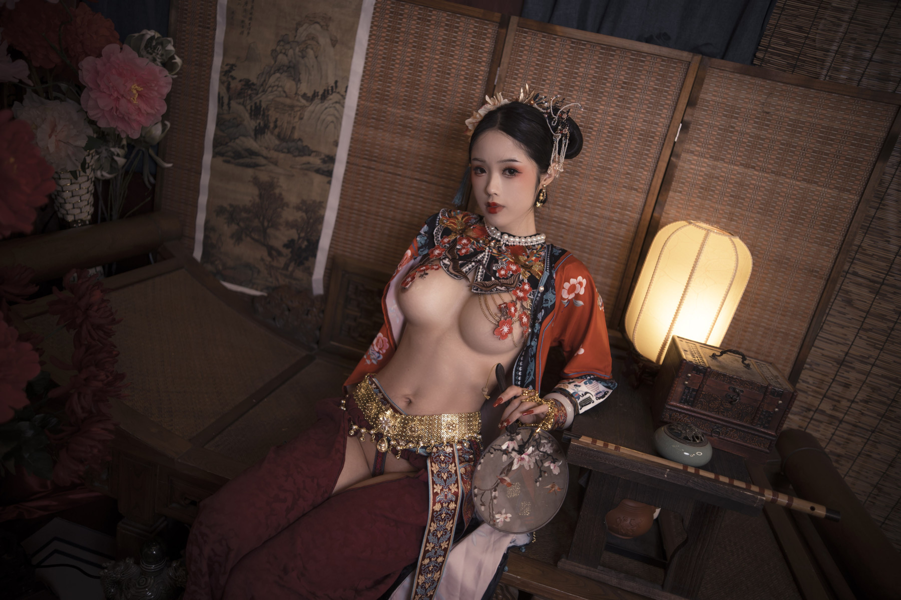 Cosplay 钛合金大粑粑 满清服饰