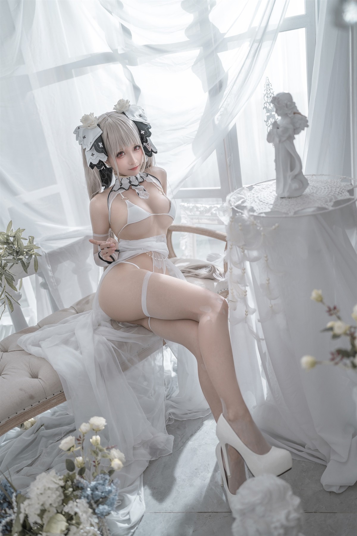 蠢沫沫 Cosplay 可畏婚纱
